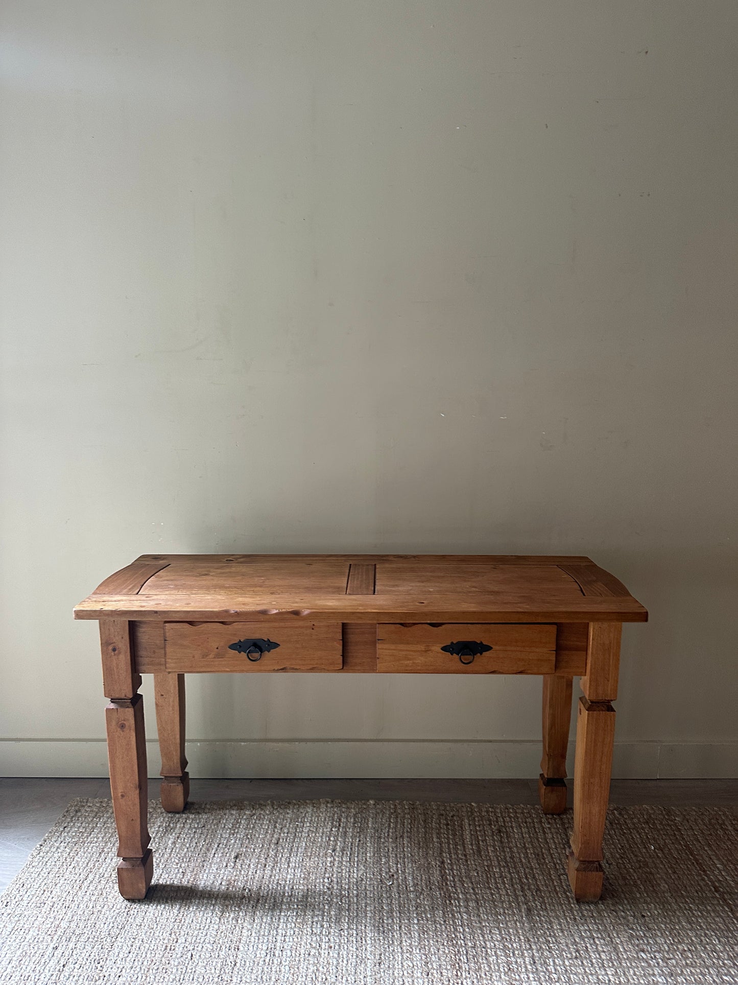 Pine desk/console table