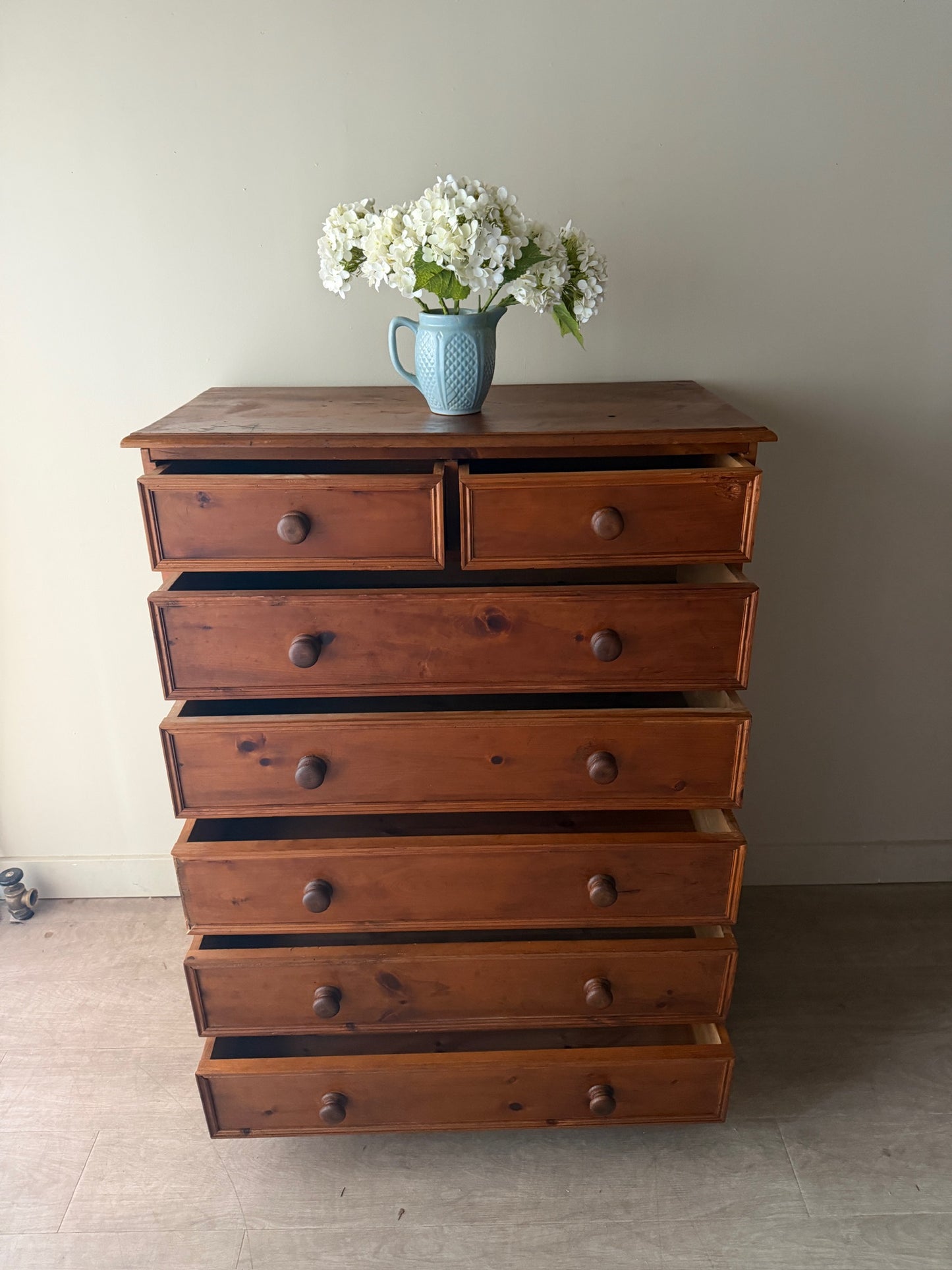 English pine dresser
