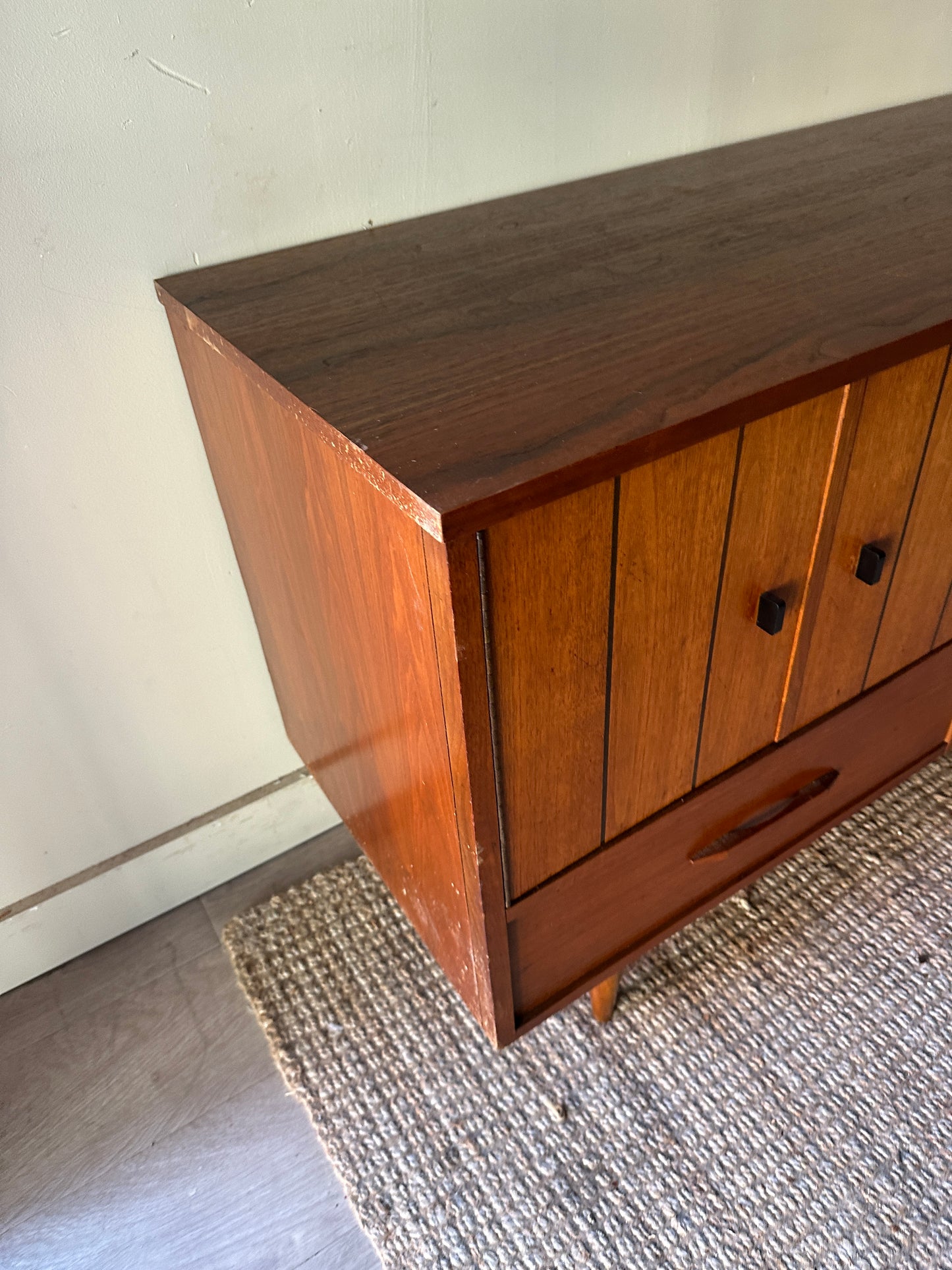 Walnut console