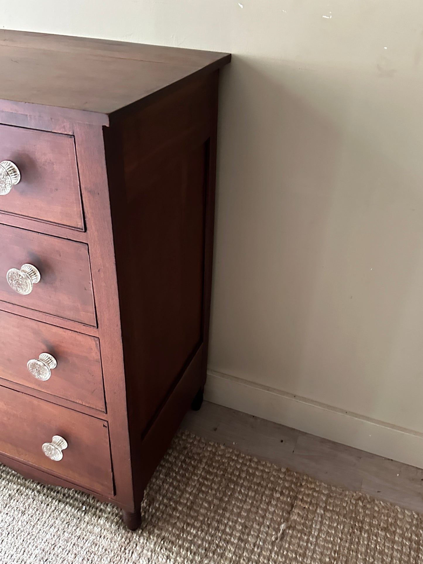 19th c. cherry dresser