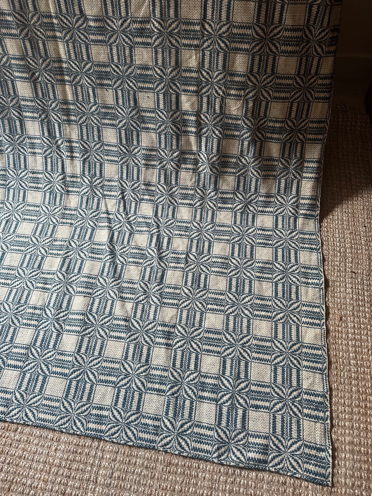 Wool coverlet