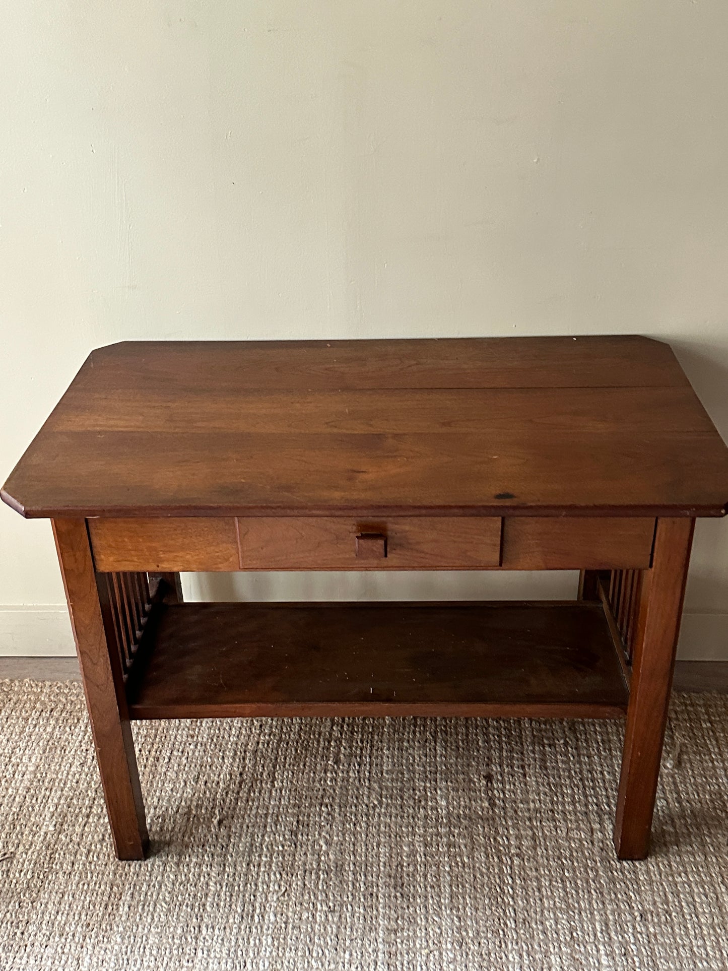 Mission oak desk