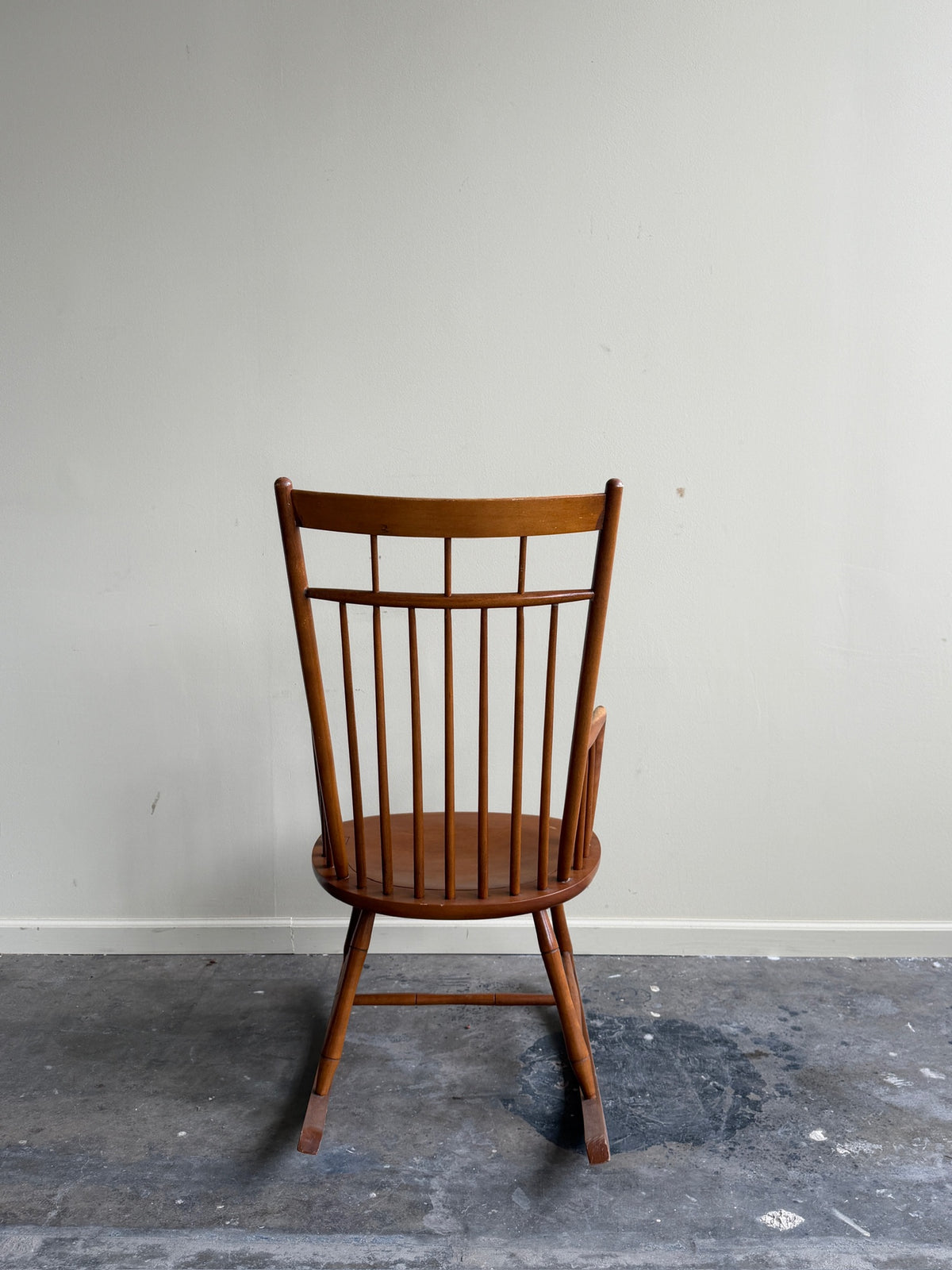 Maple windsor rocking chair
