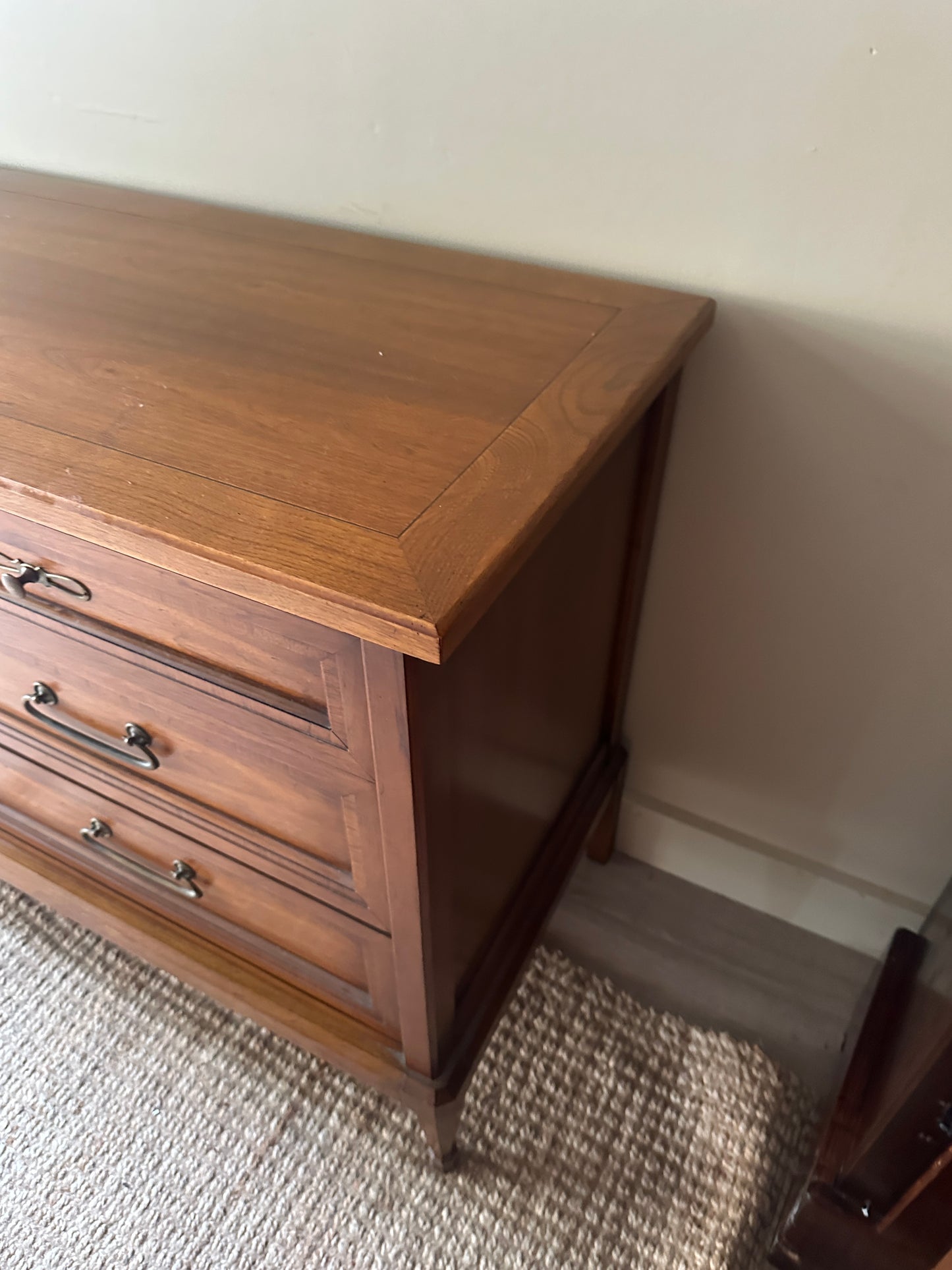 Walnut 9 drawer credenza