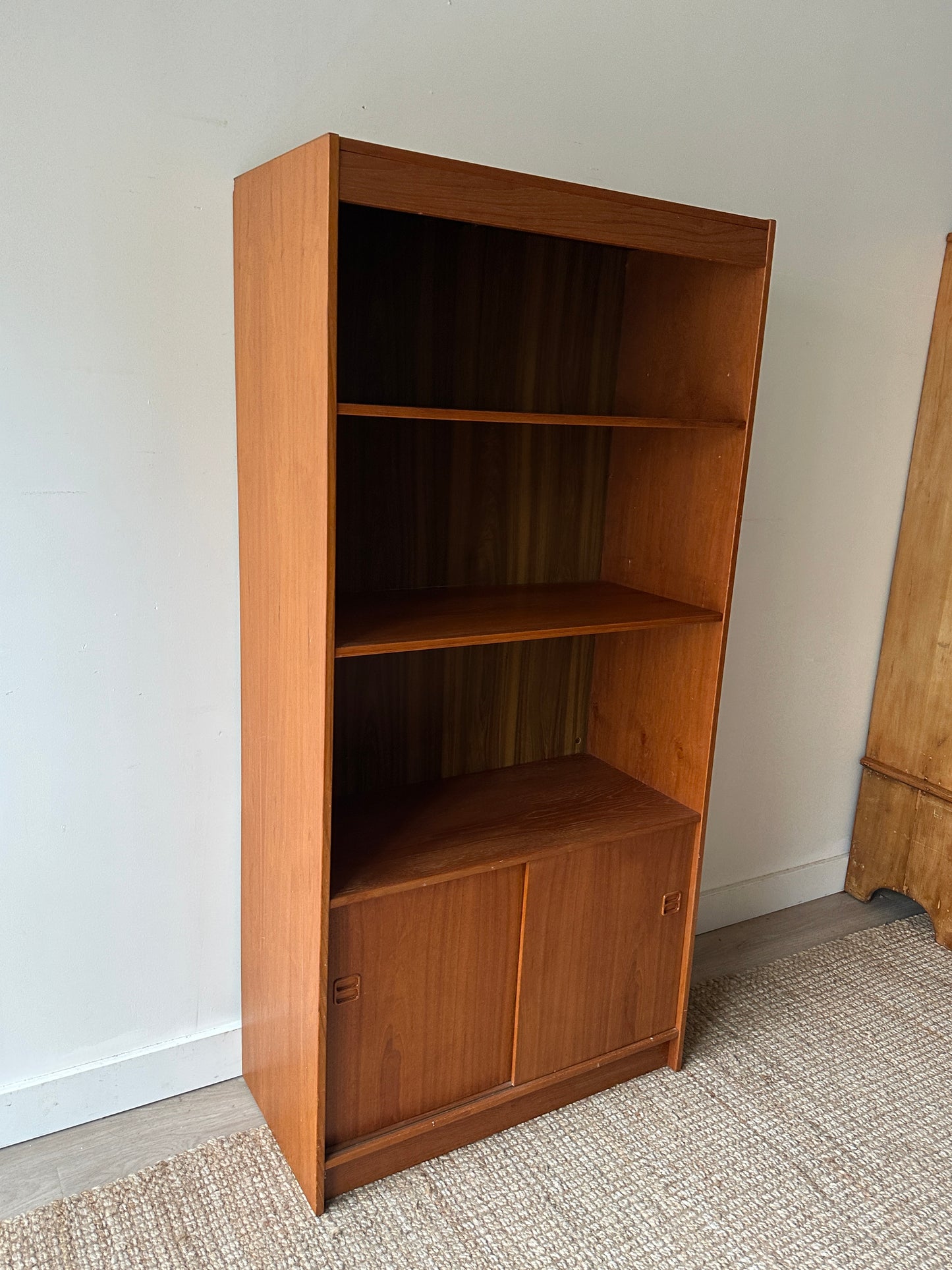 Teak bookcase