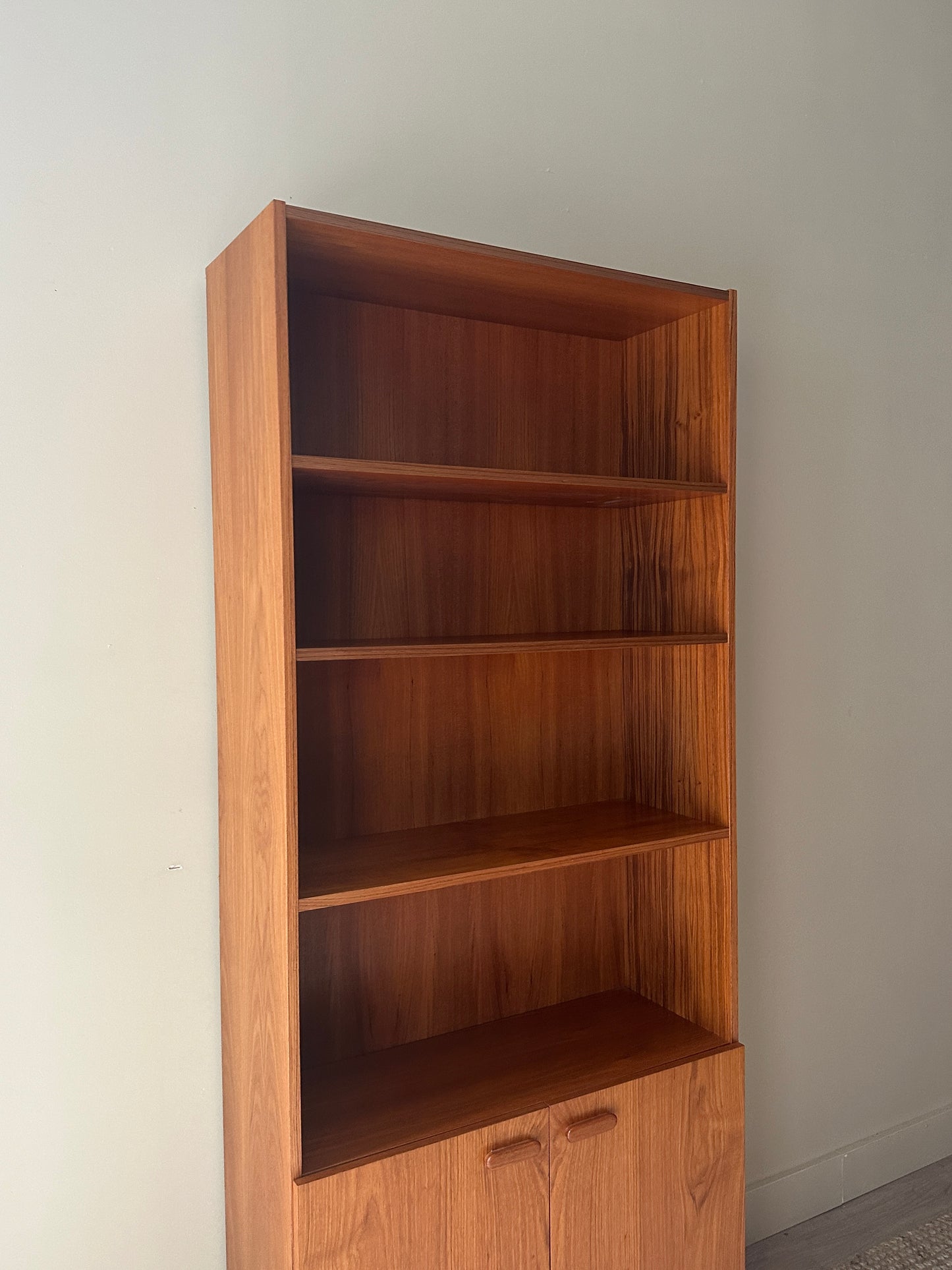 Danish teak bookshelf
