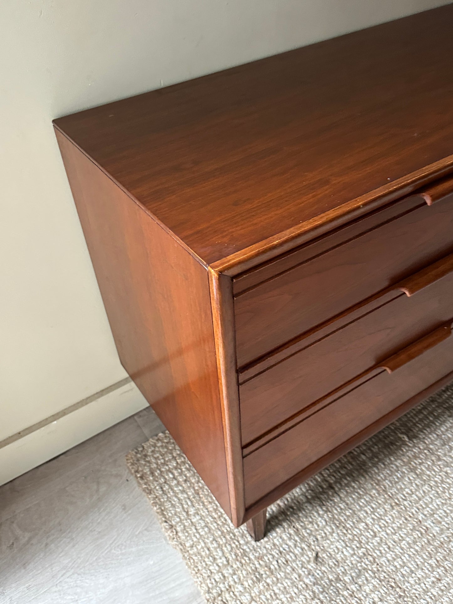 Walnut credenza