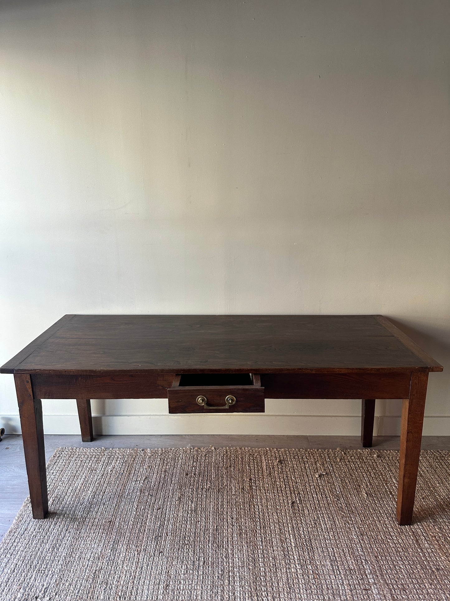 Continental oak dining table