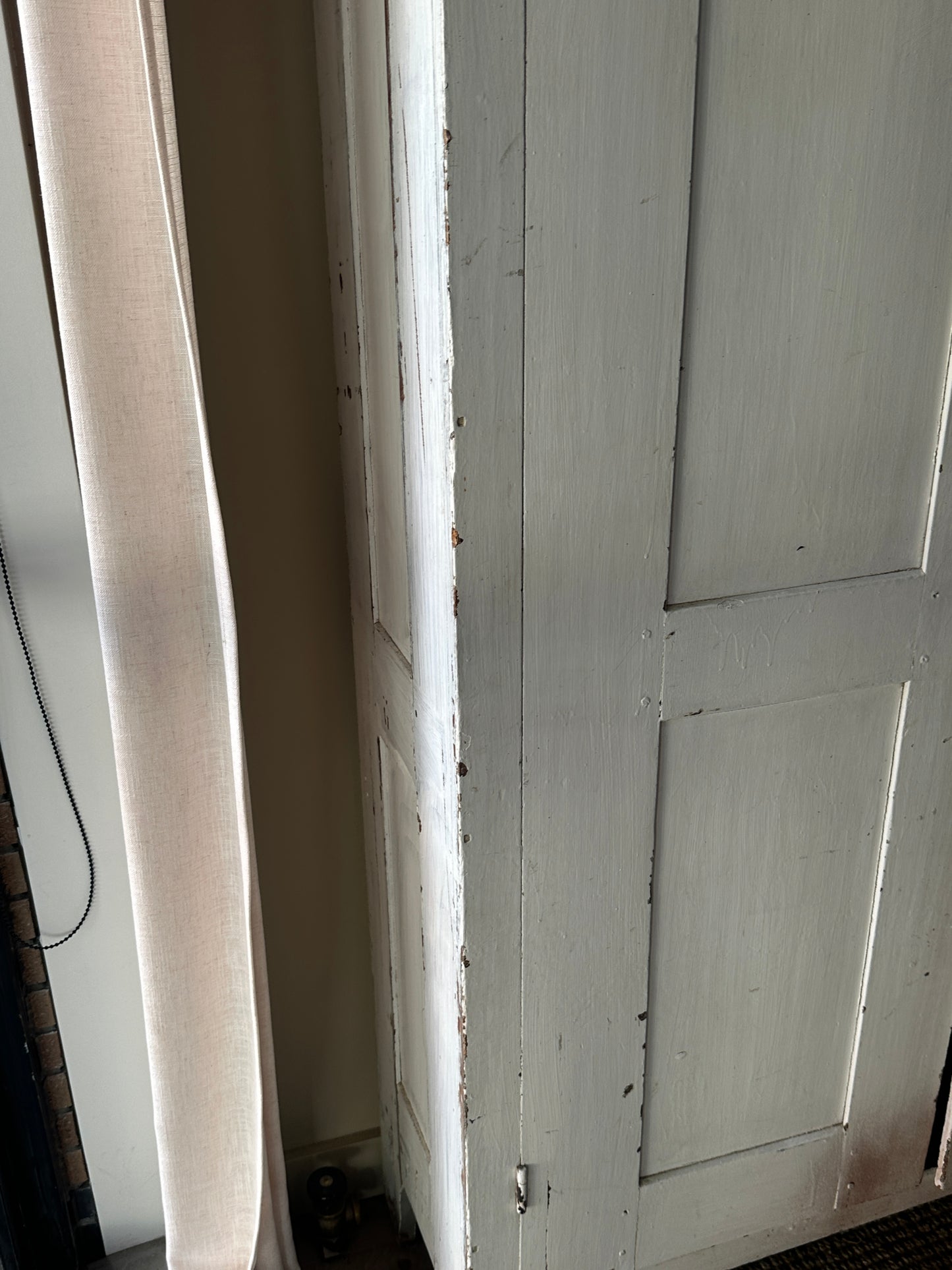 White painted cupboard