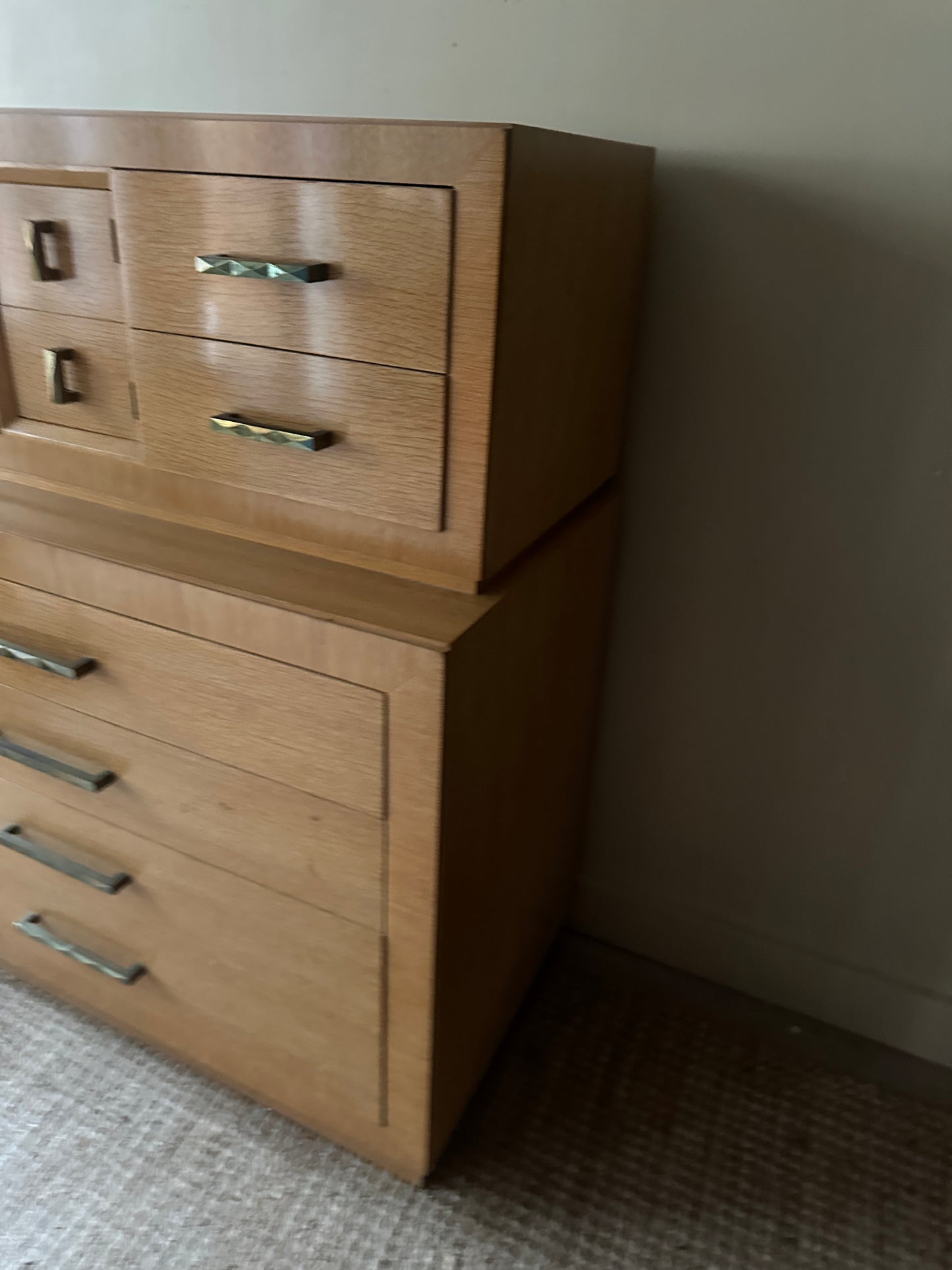 Robinson blonde oak tallboy