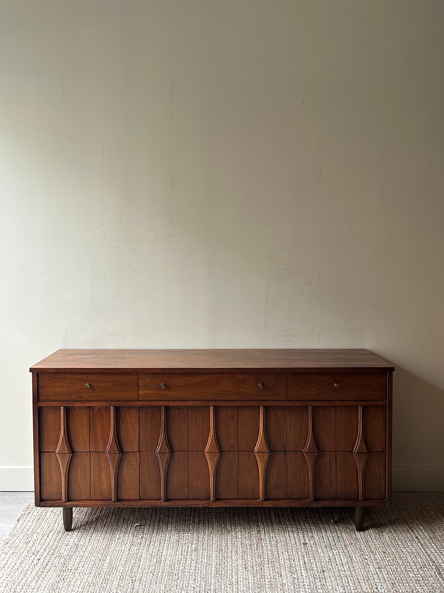 Walnut credenza