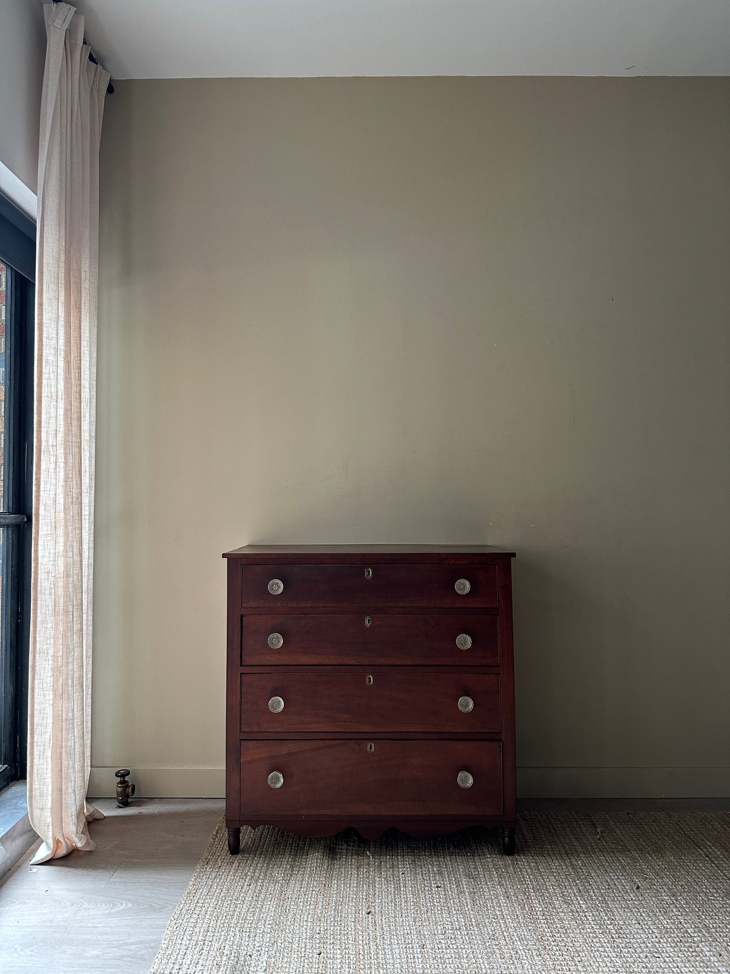 19th c. cherry dresser