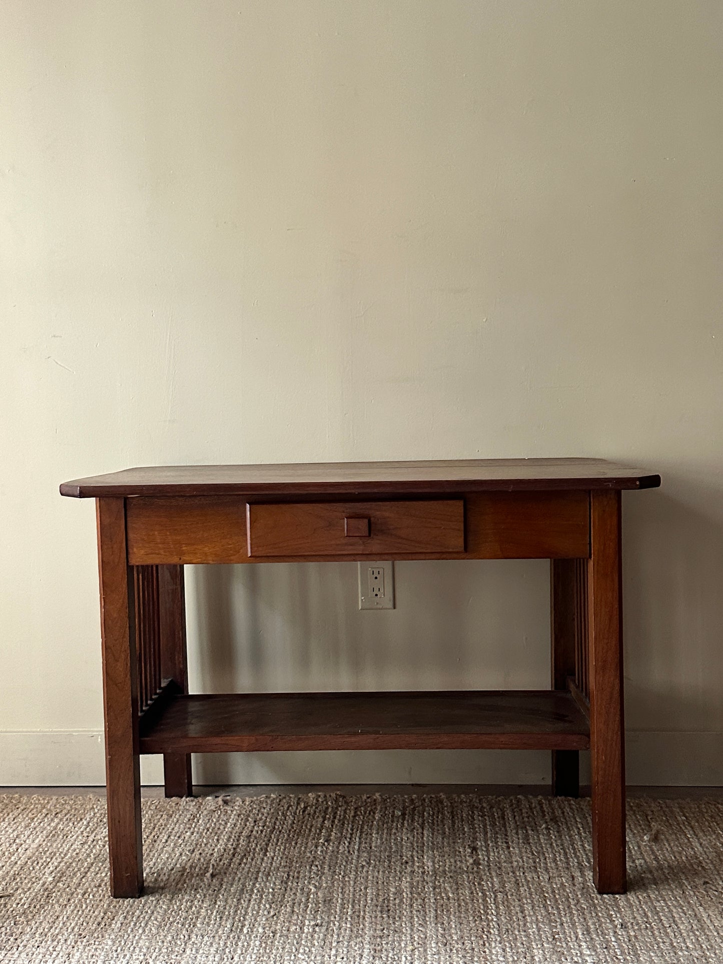 Mission oak desk