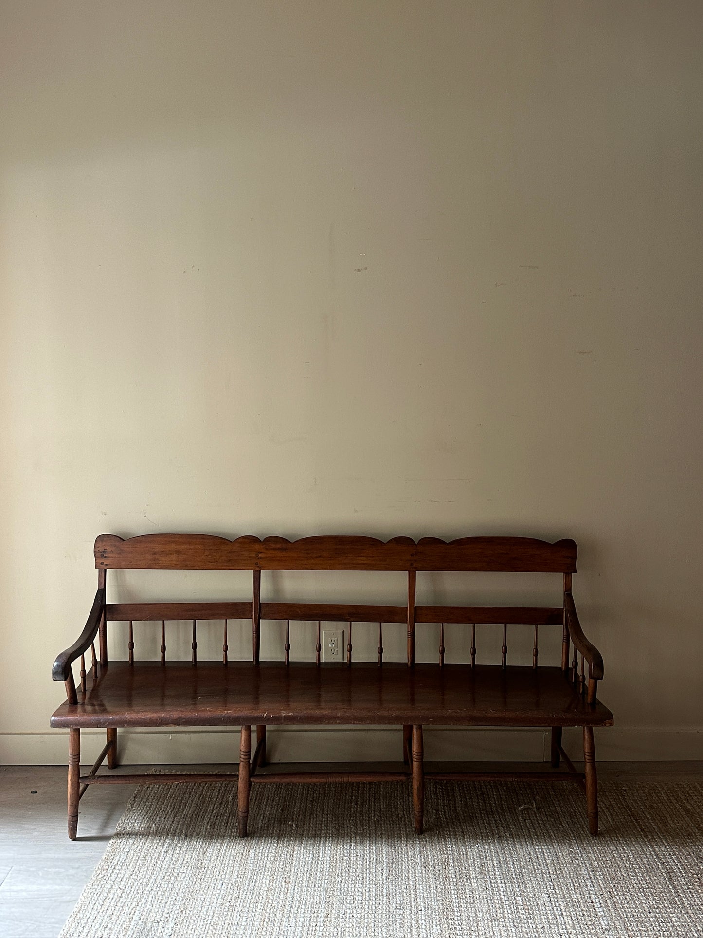 Pine bench