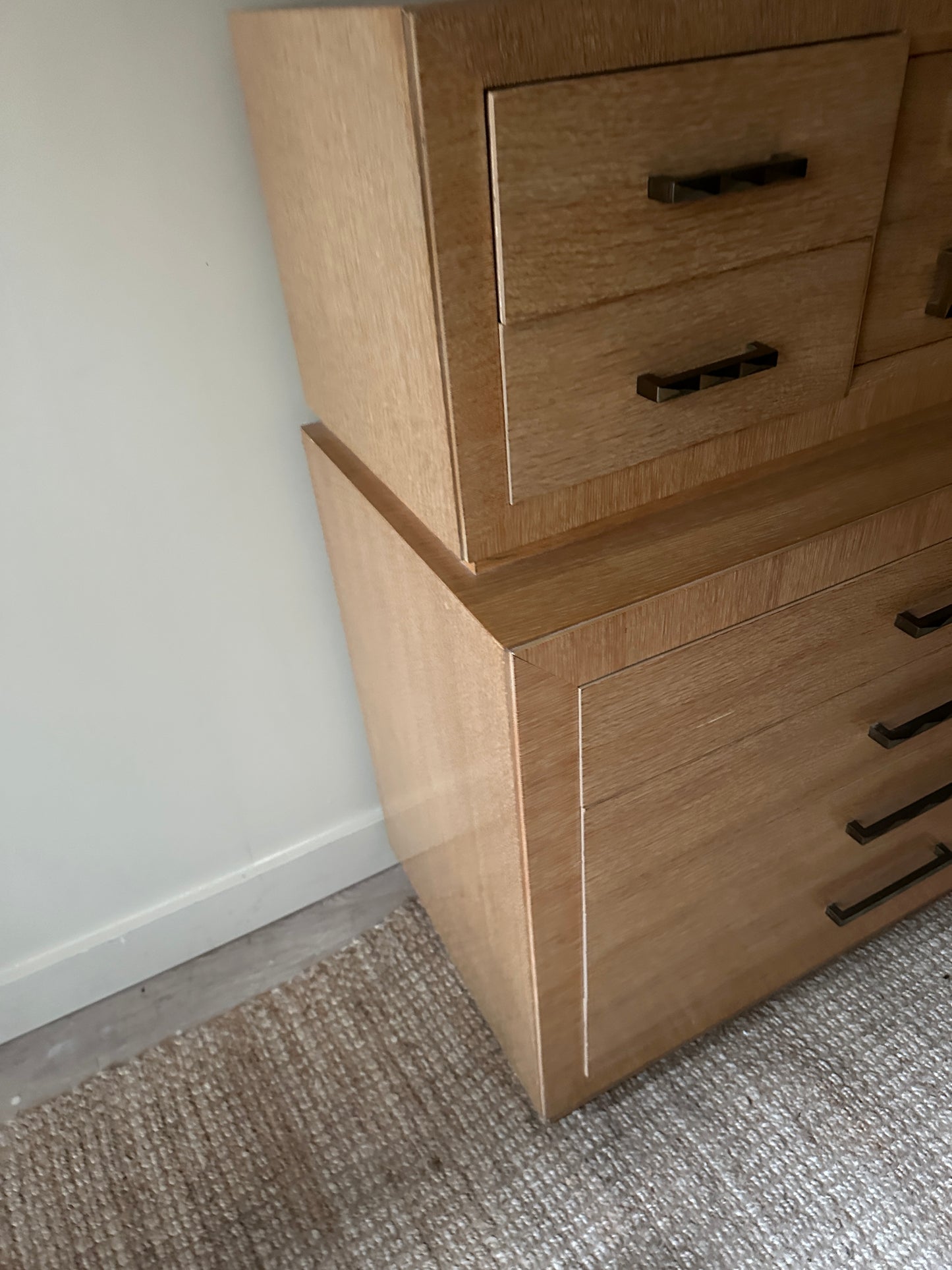Robinson blonde oak tallboy