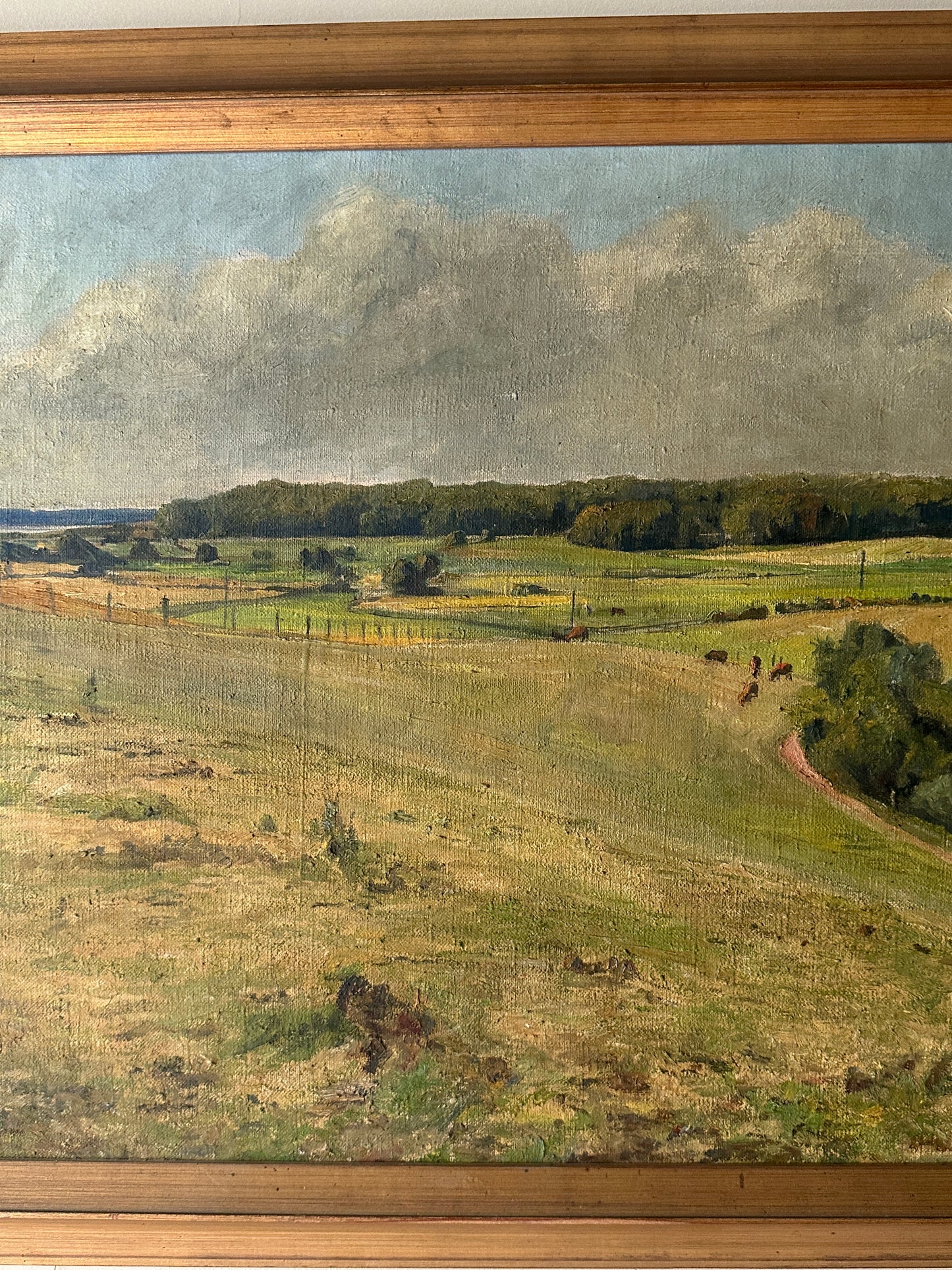 Pastoral landscape painting