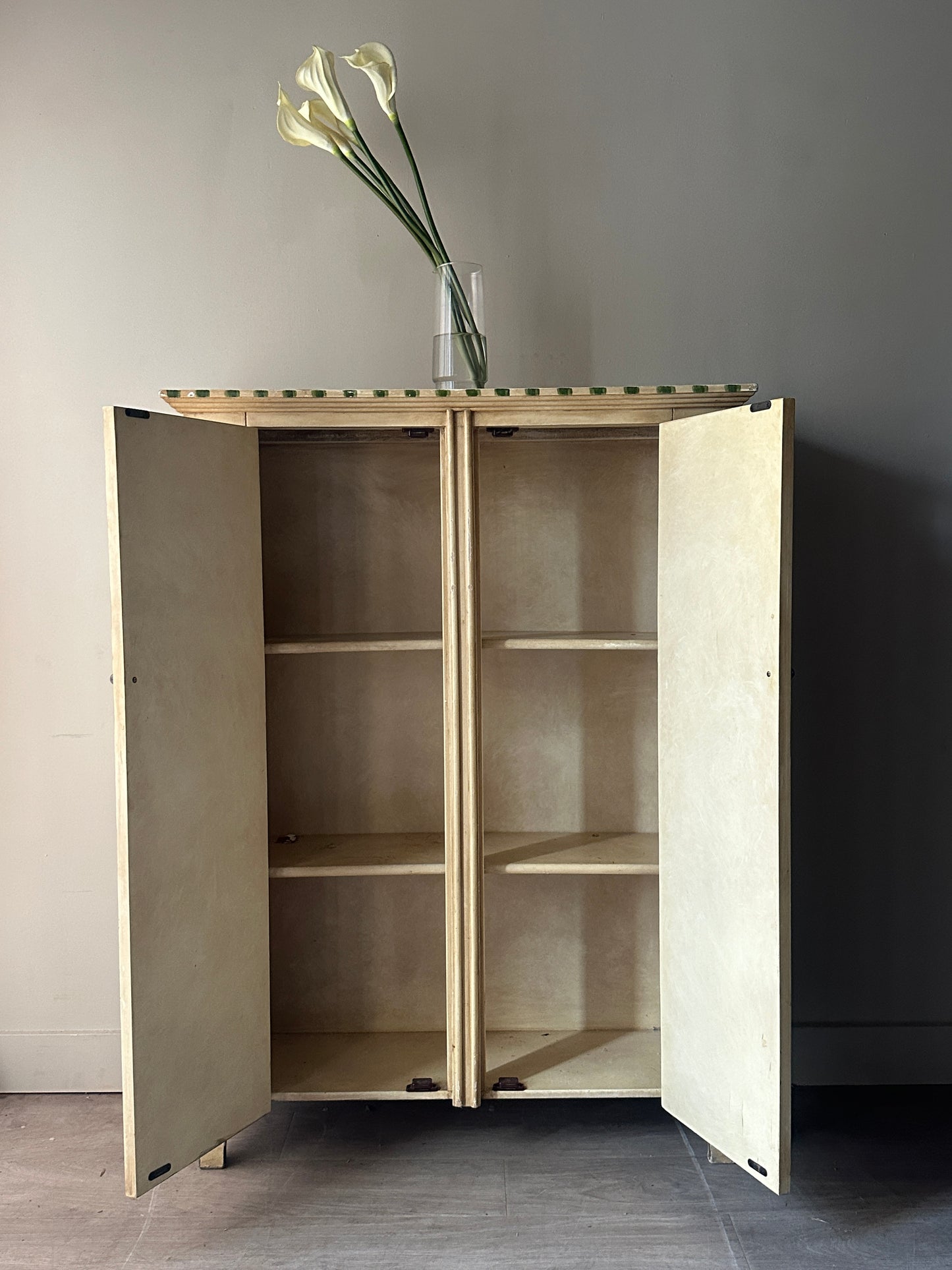 Fruit painted cabinet