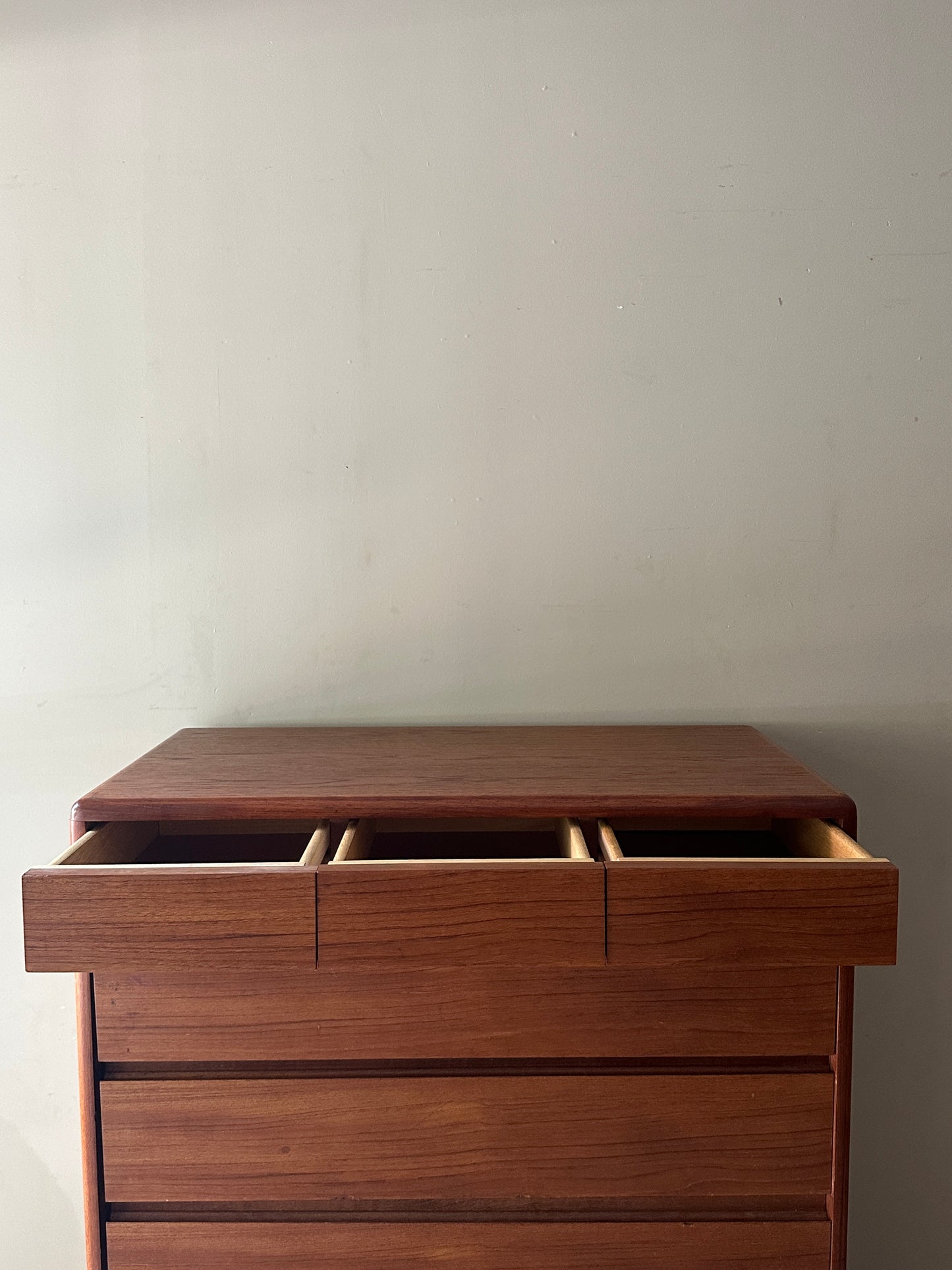 Teak dresser. As is.