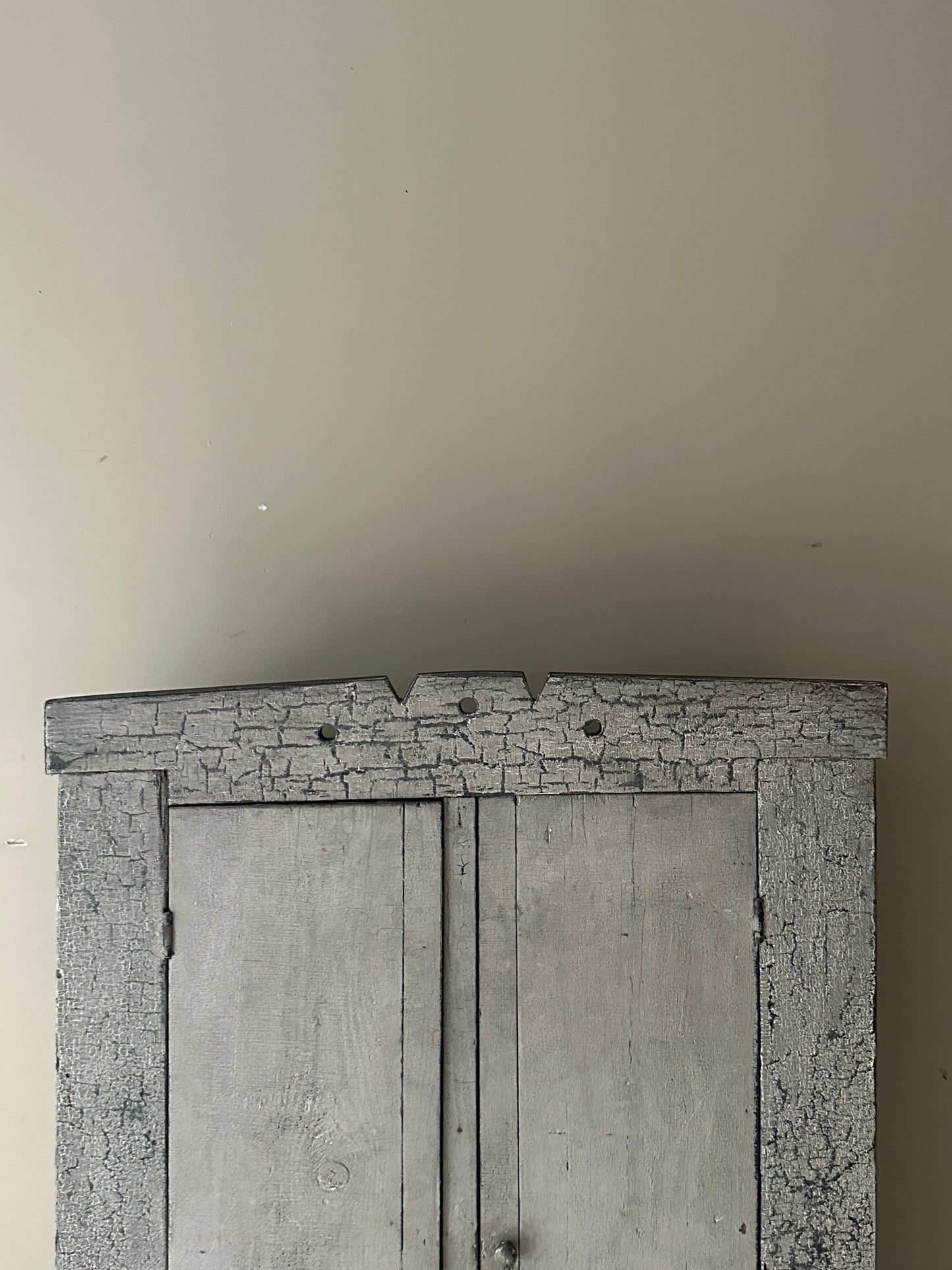 Small painted farmhouse cabinet