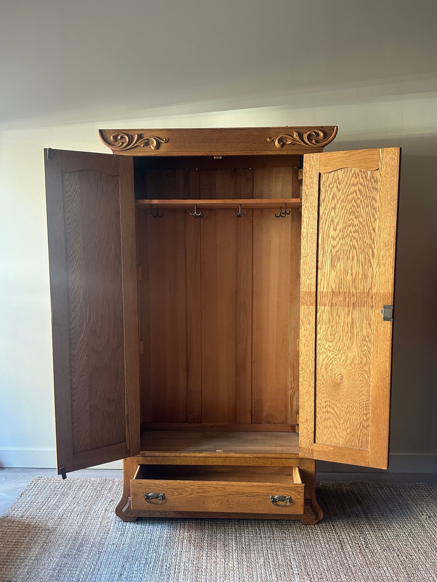 Oak armoire