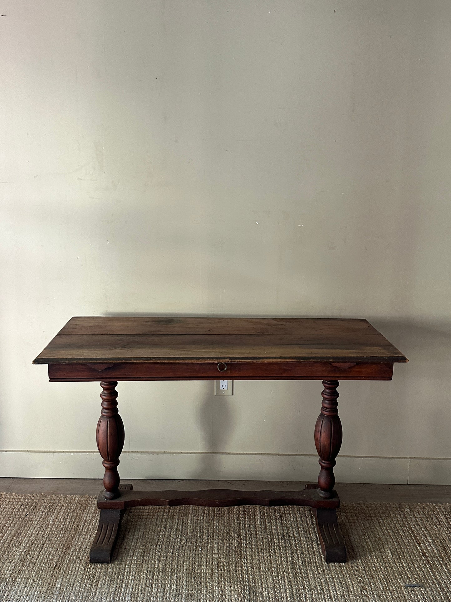 Pine console table