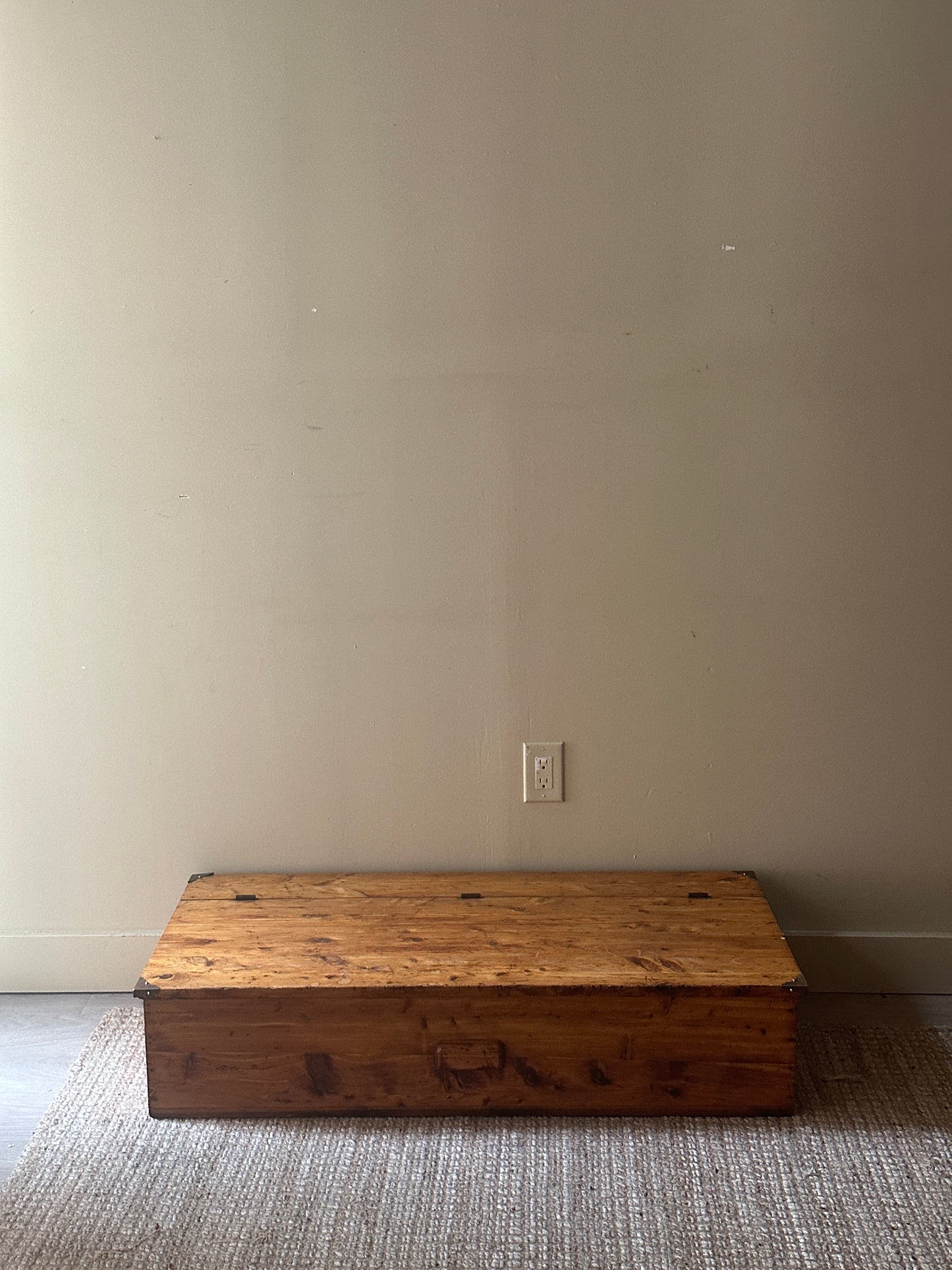 Pine and cedar low chest