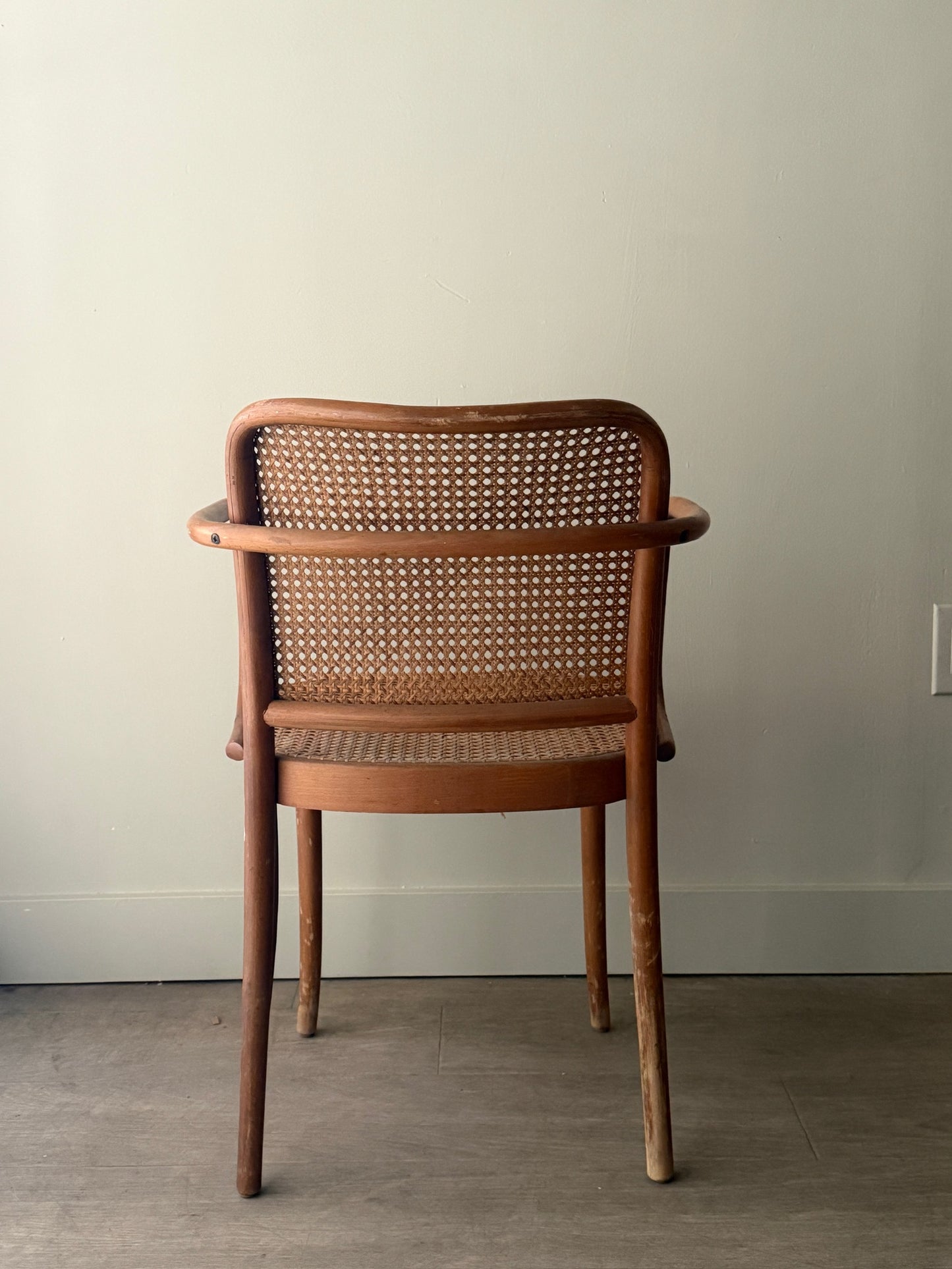 Bentwood caned chair