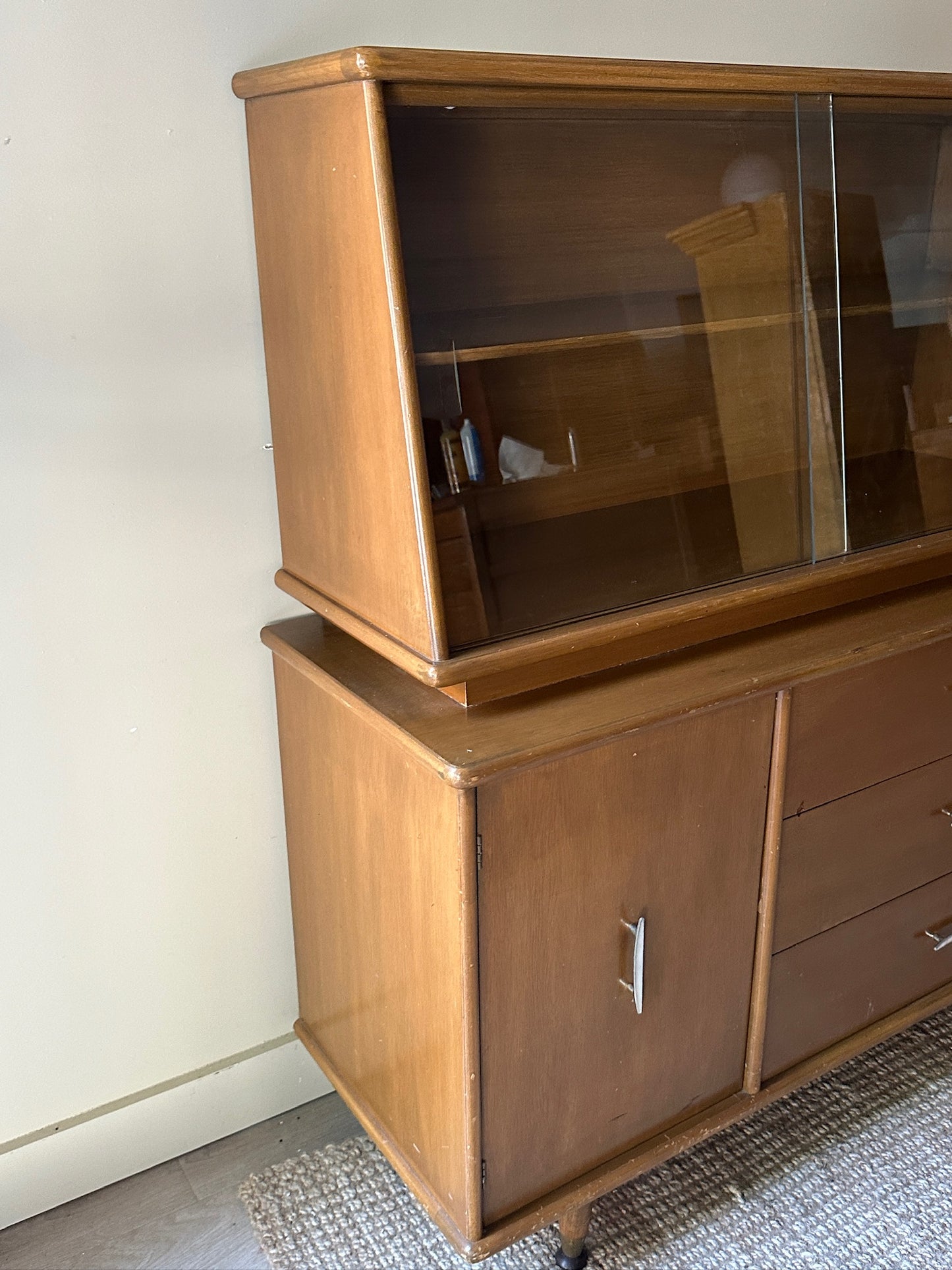 Walnut display case