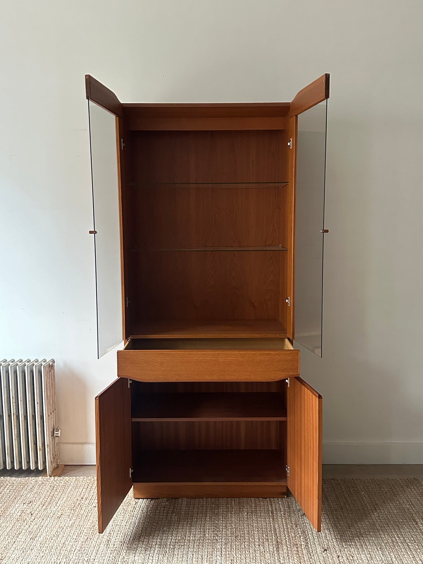 Danish teak hutch