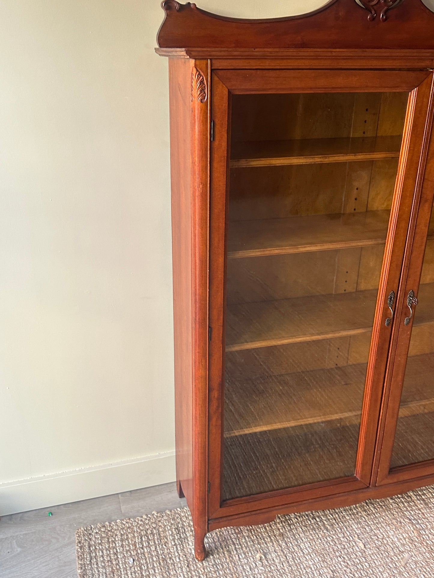 Carved display case