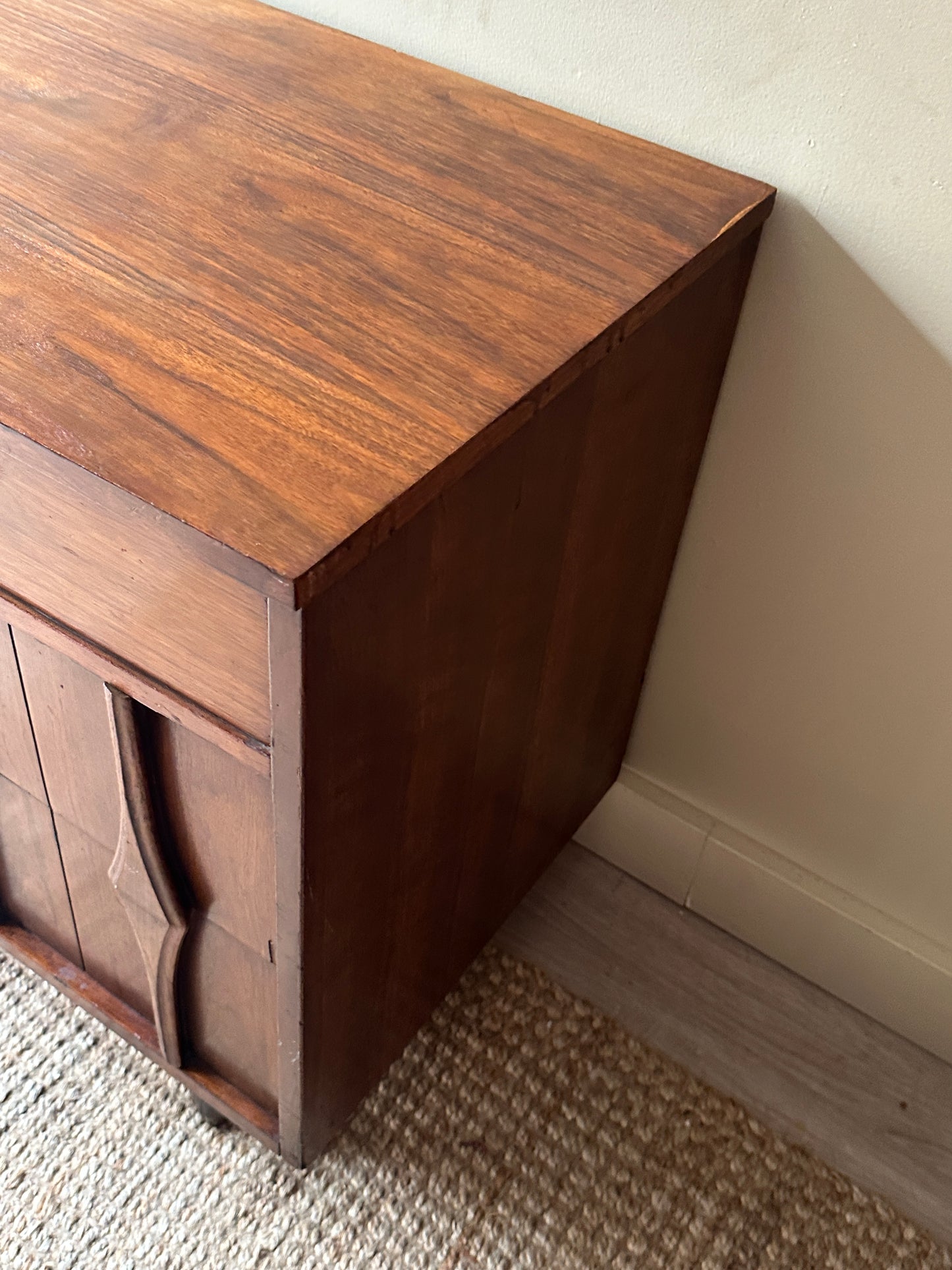 Walnut credenza