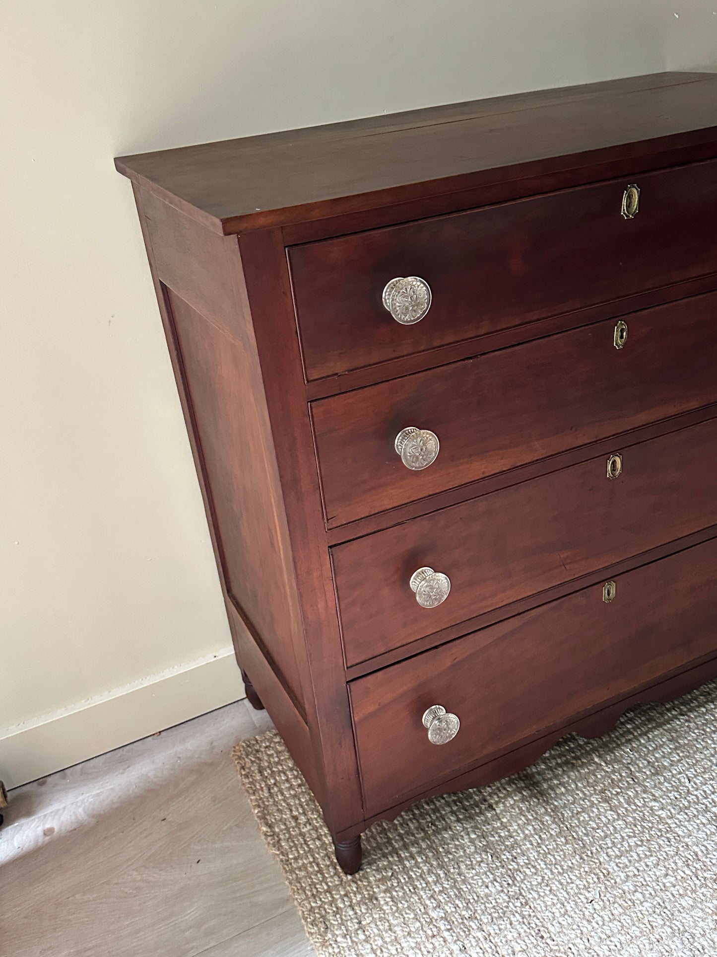 19th c. cherry dresser