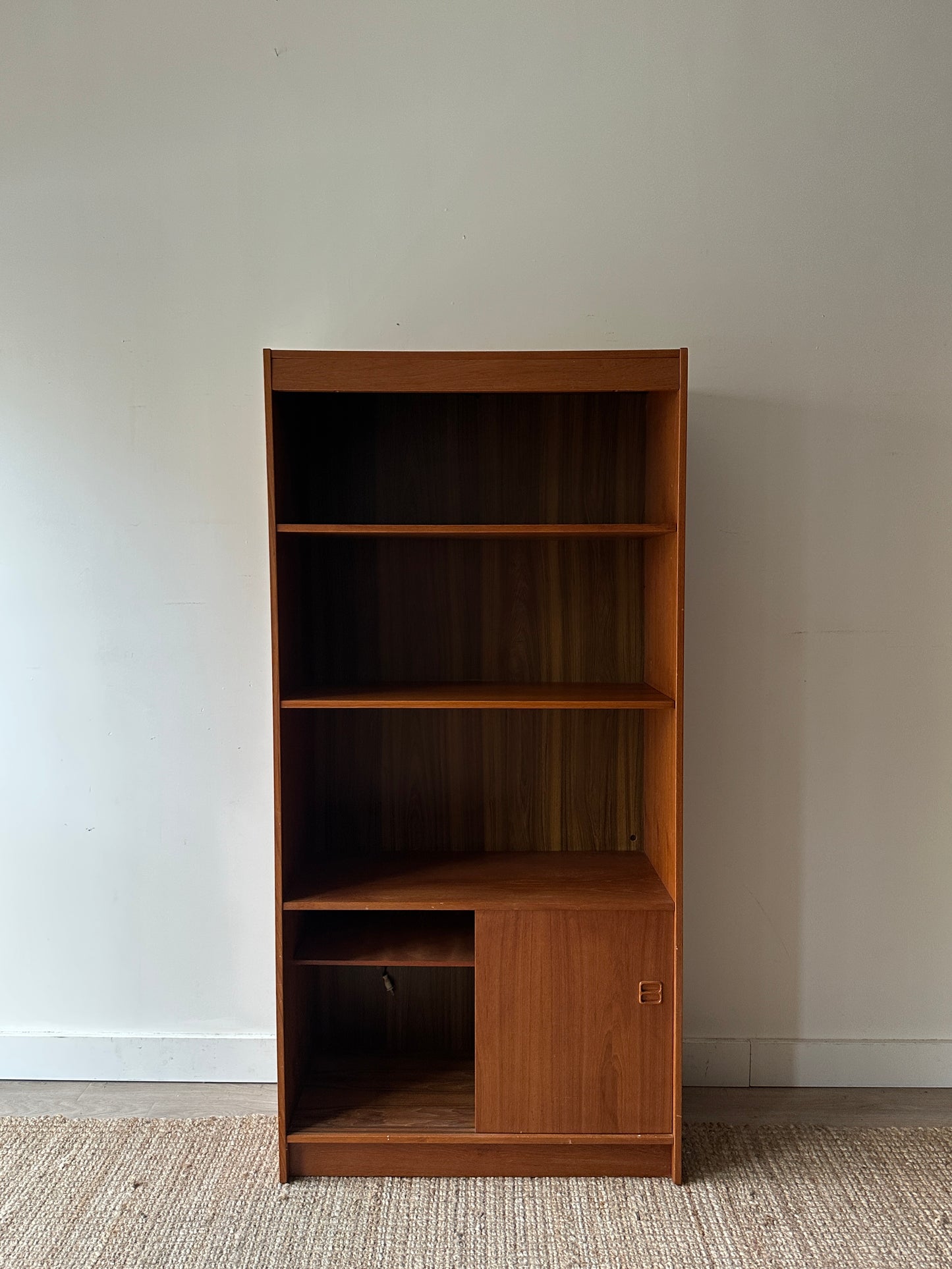 Teak bookcase