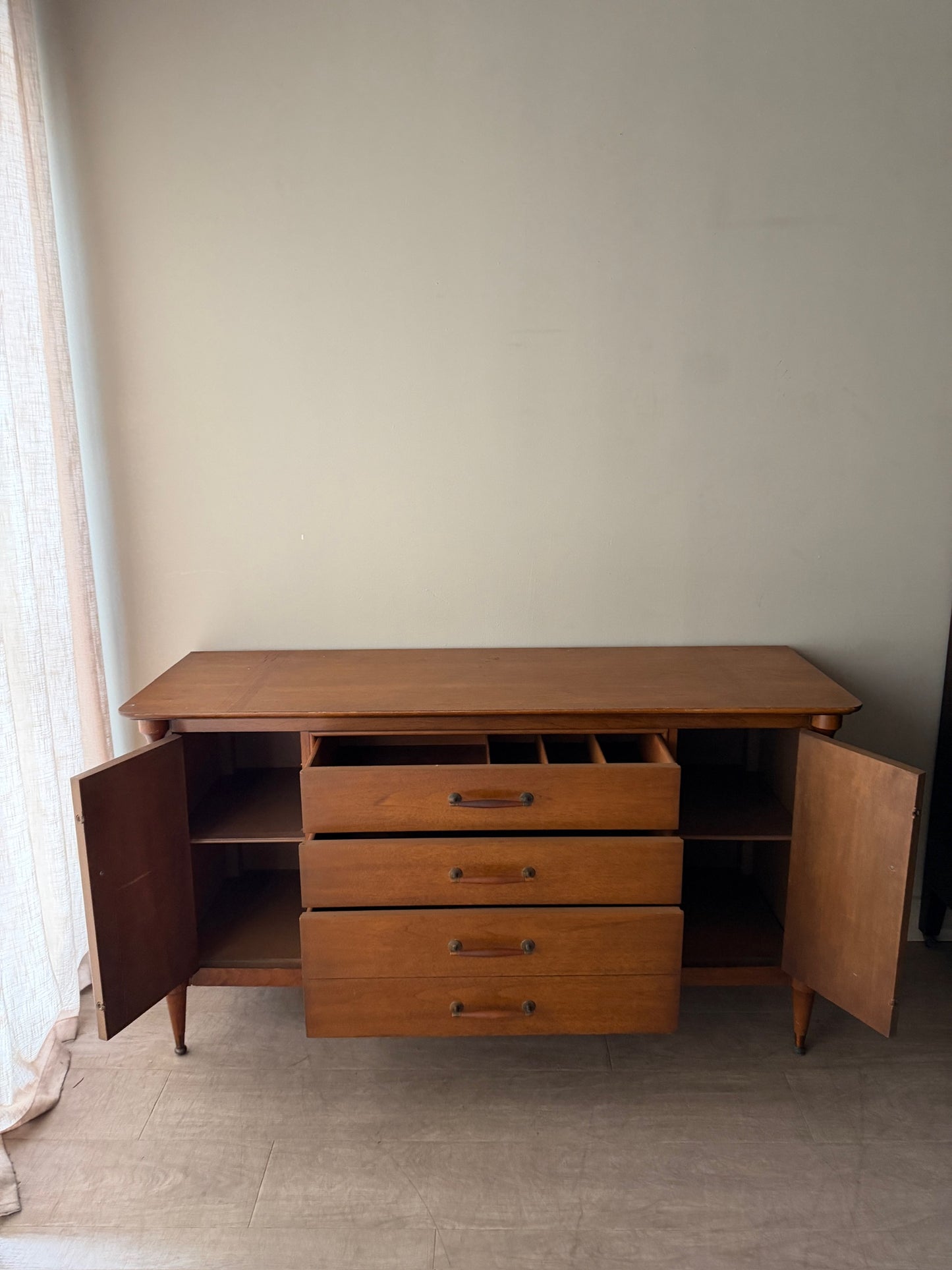 Walnut credenza