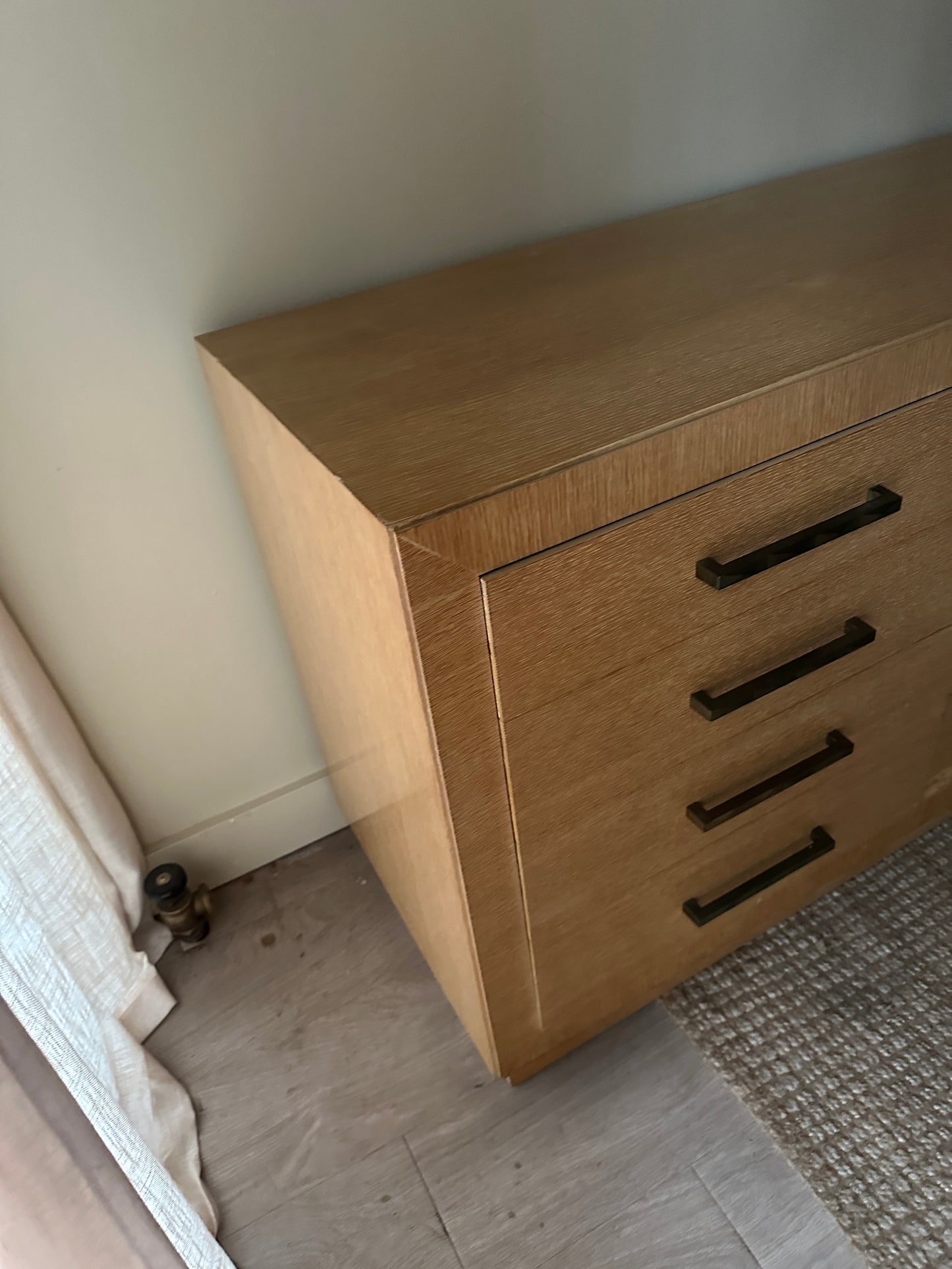 Robinson blonde oak credenza