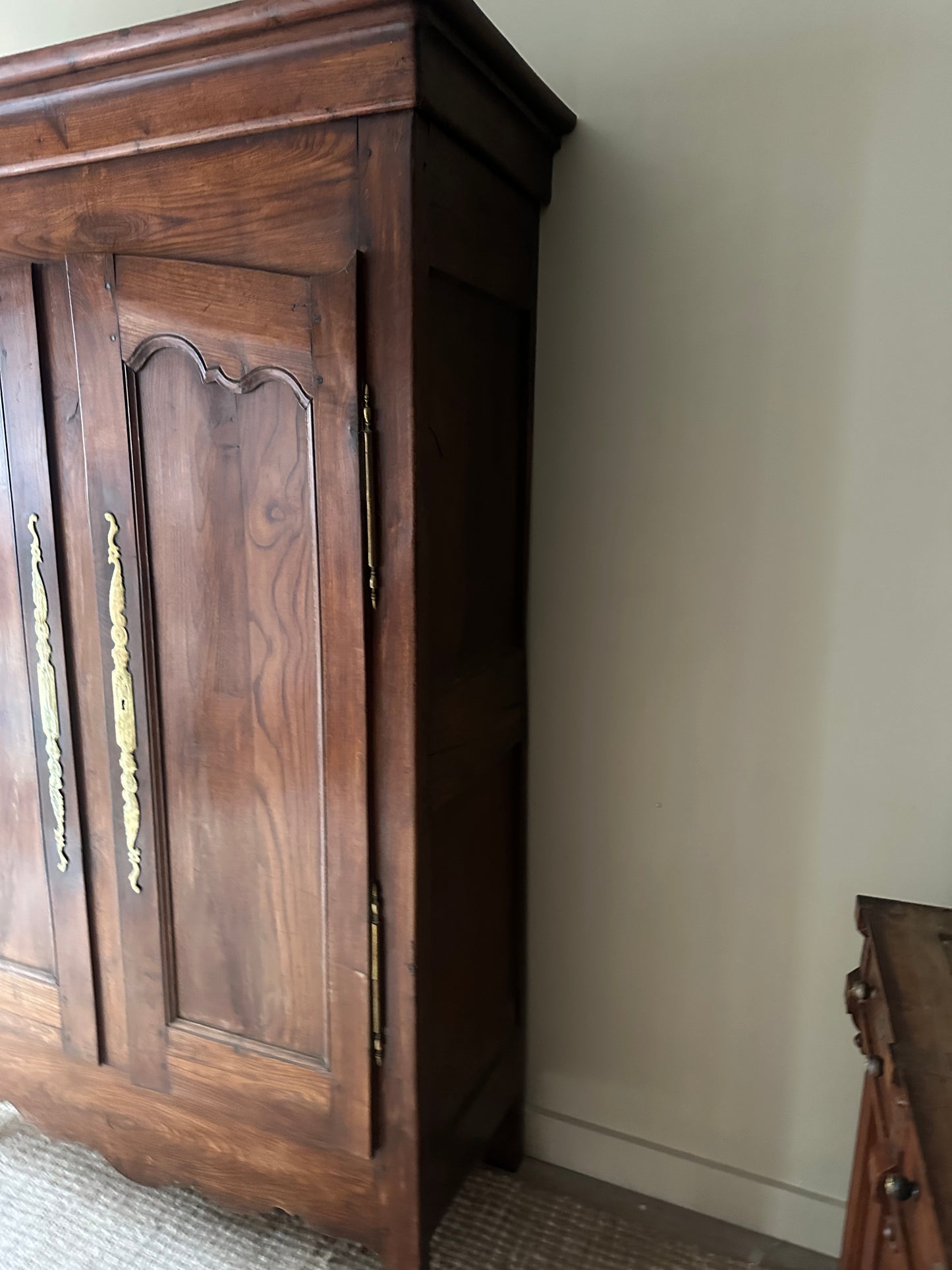 French carved cabinet