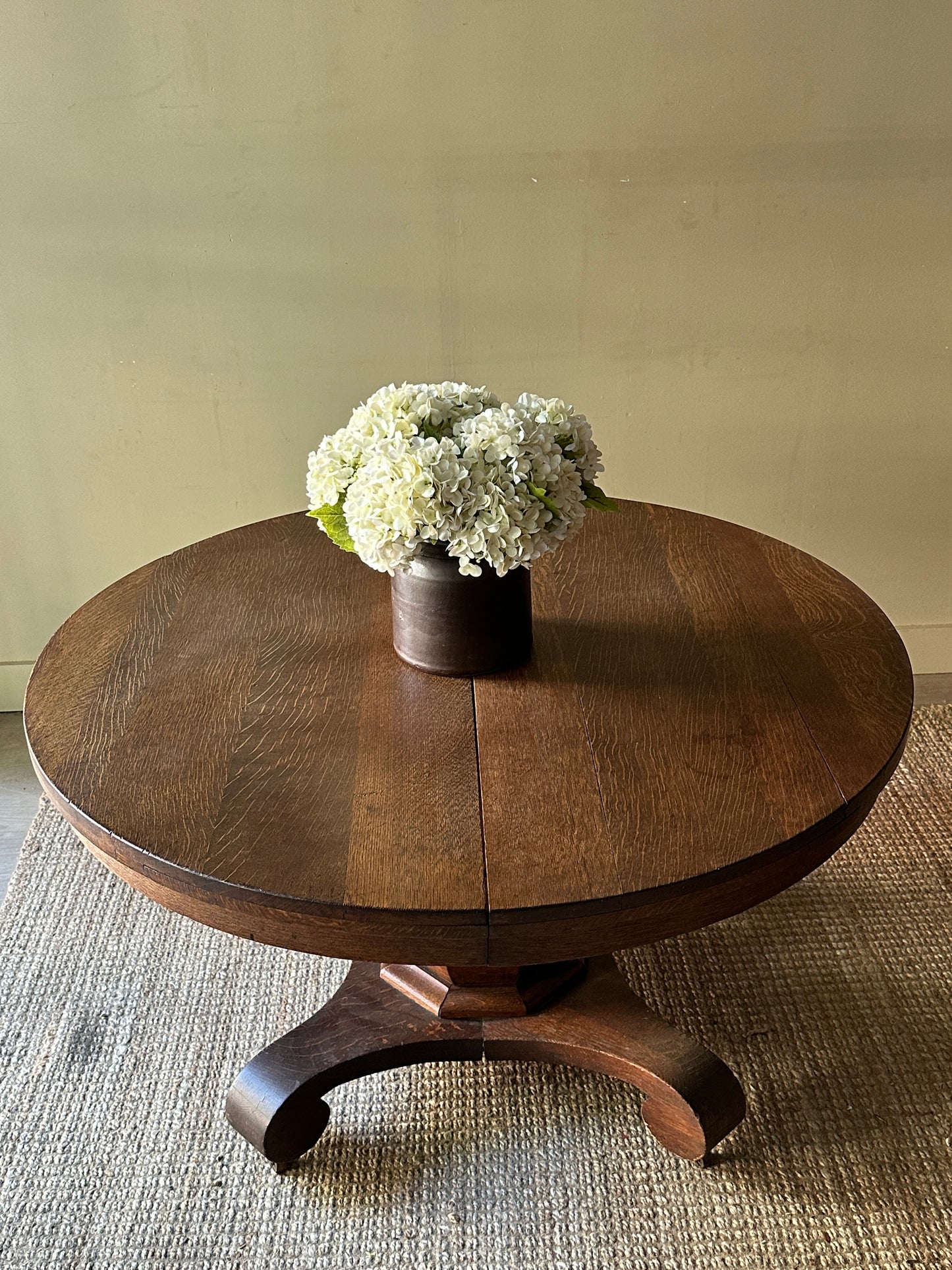 Oak dining table