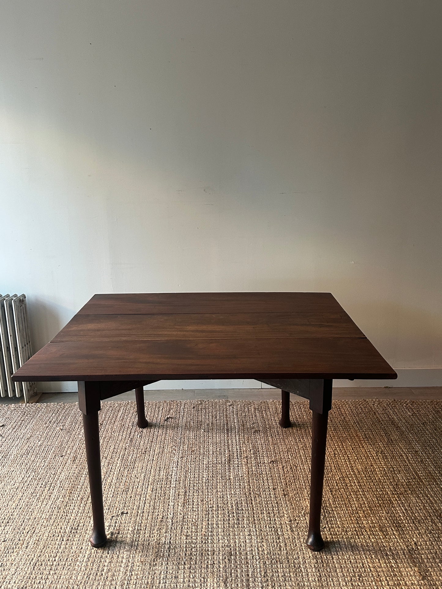 Walnut drop leaf table