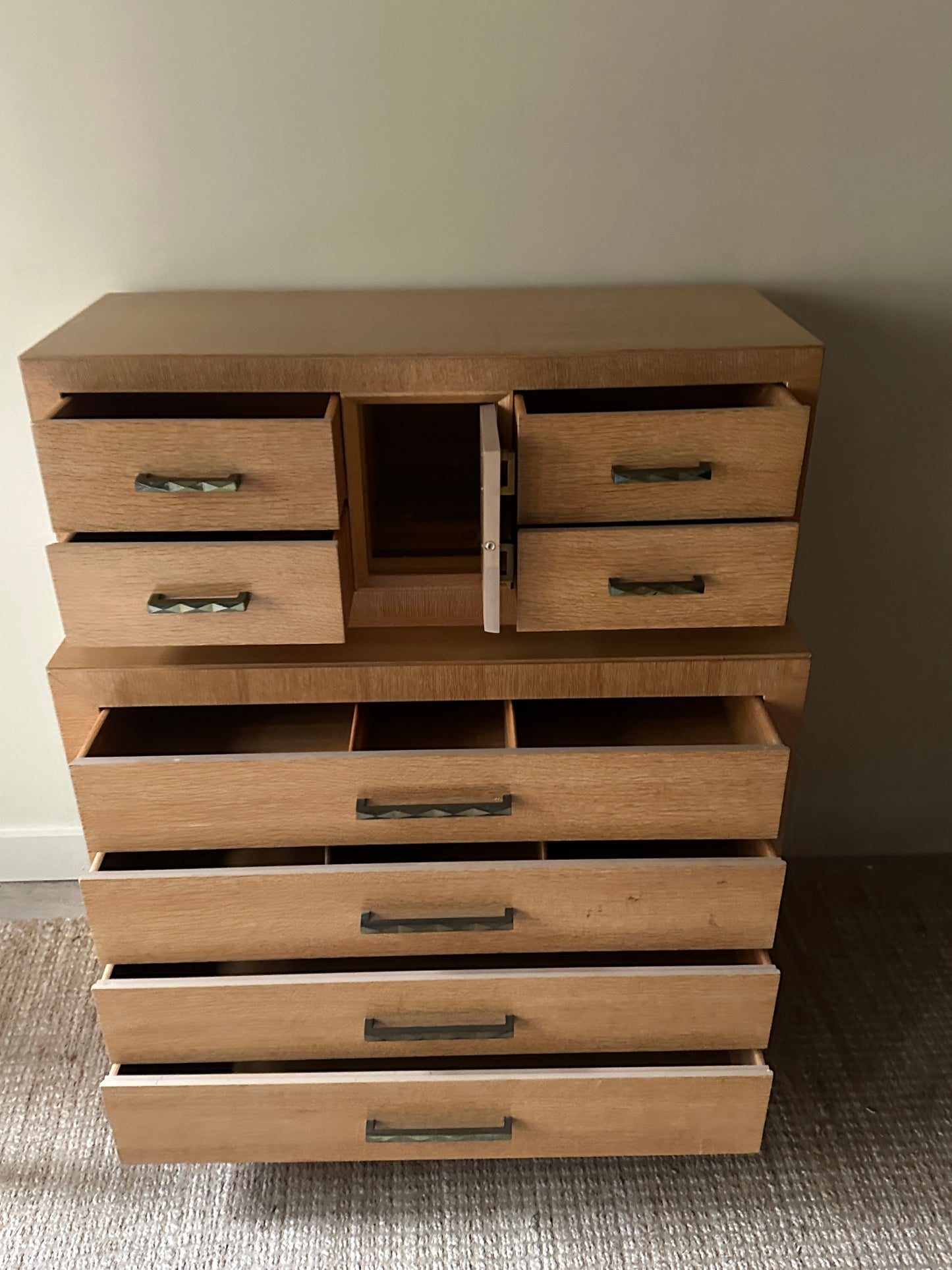 Robinson blonde oak tallboy