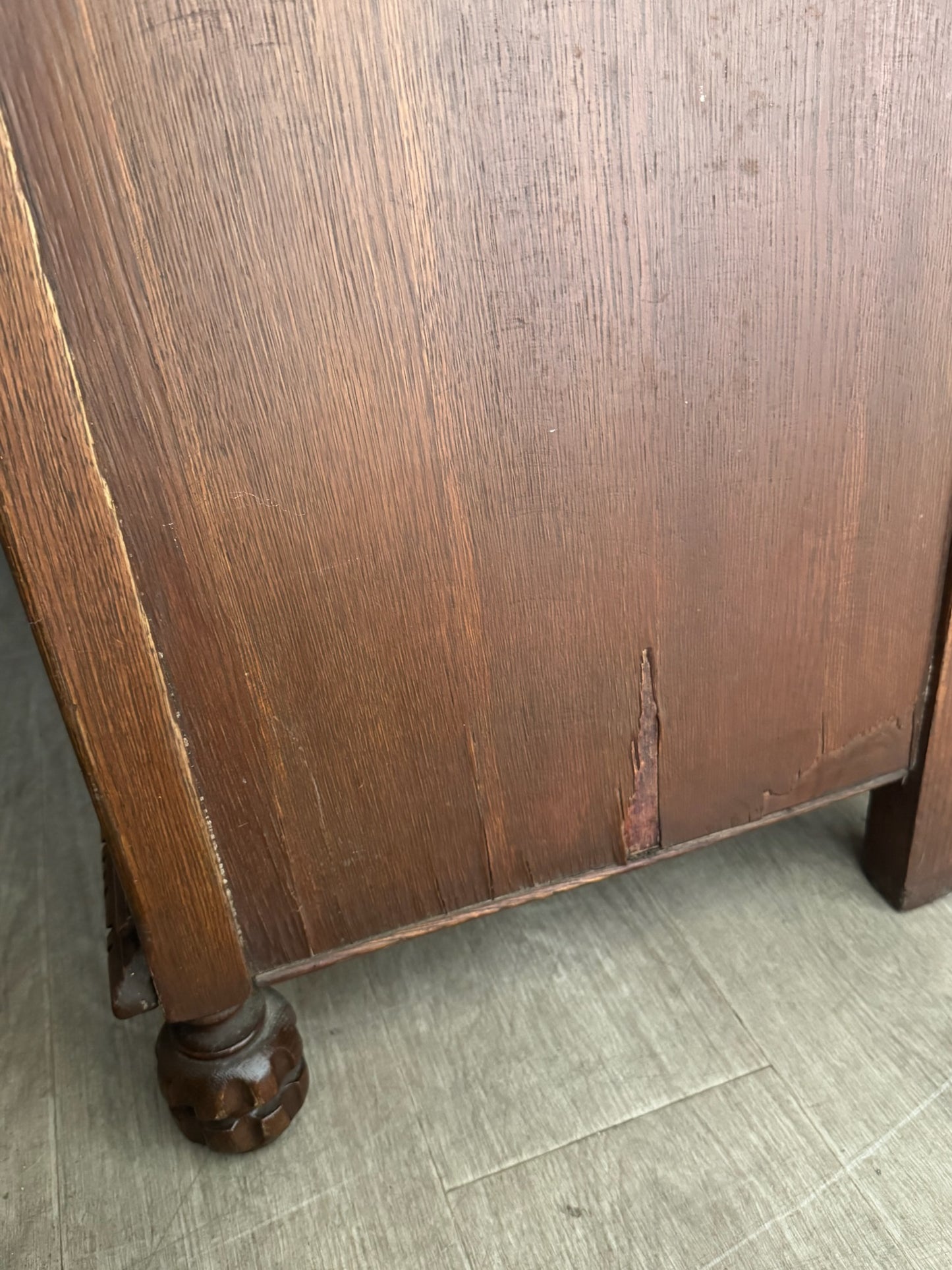 Victorian golden oak sideboard