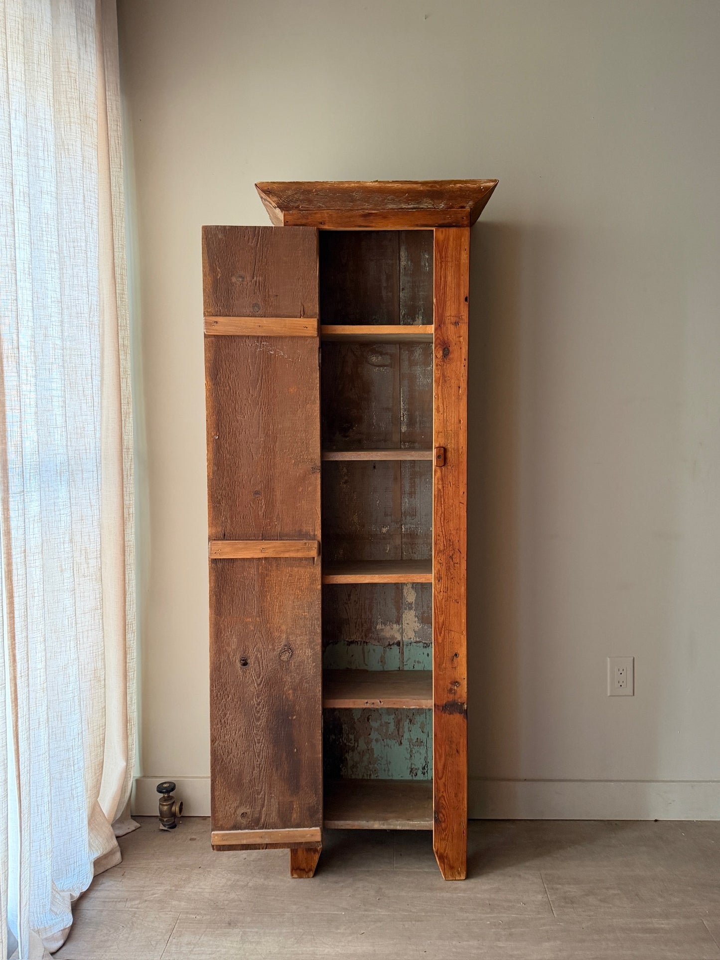 Pine chimney cupboard