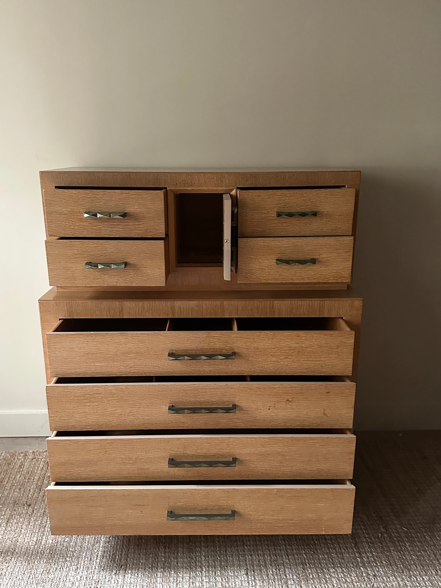 Robinson blonde oak tallboy