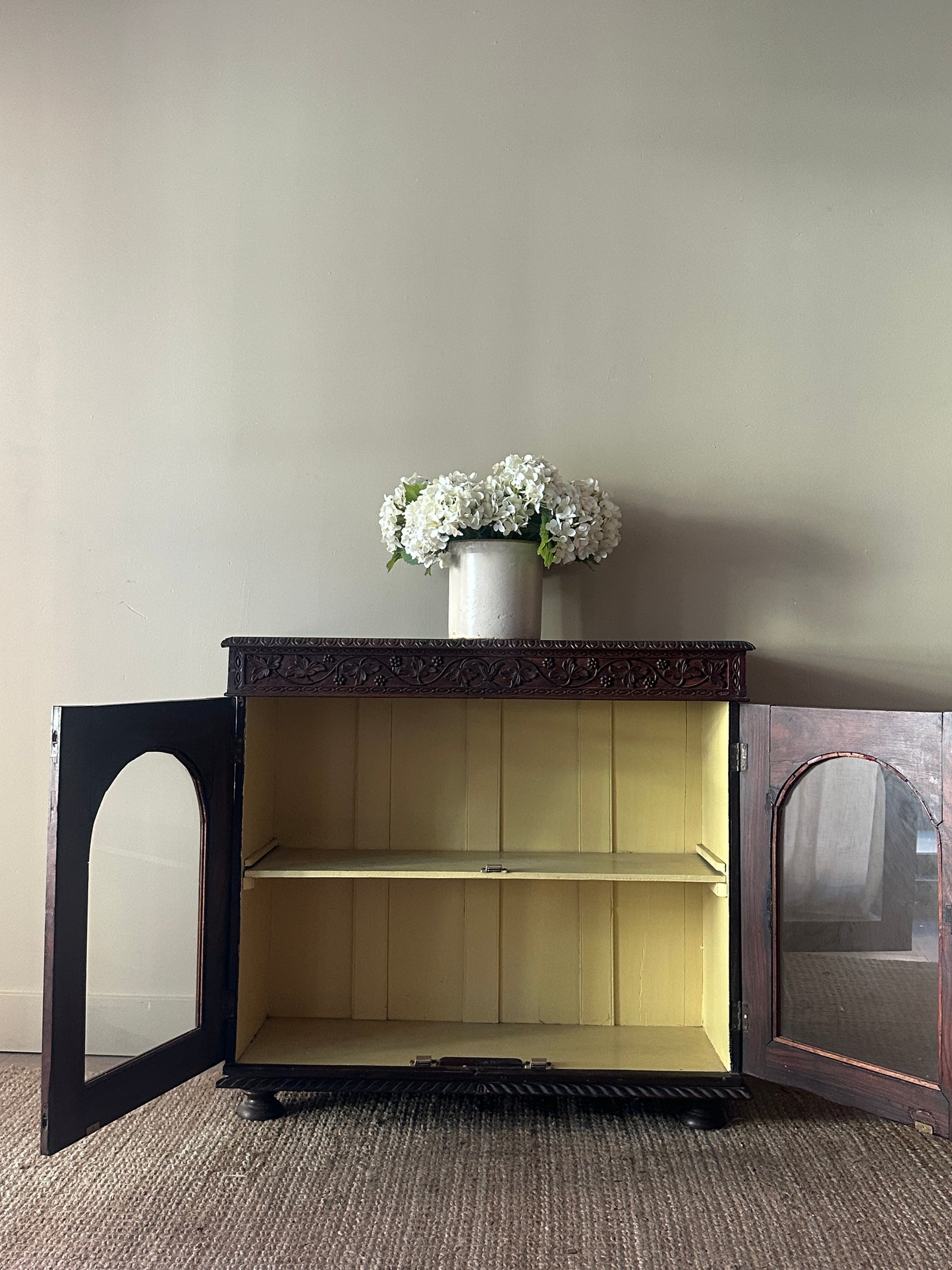 Carved display case