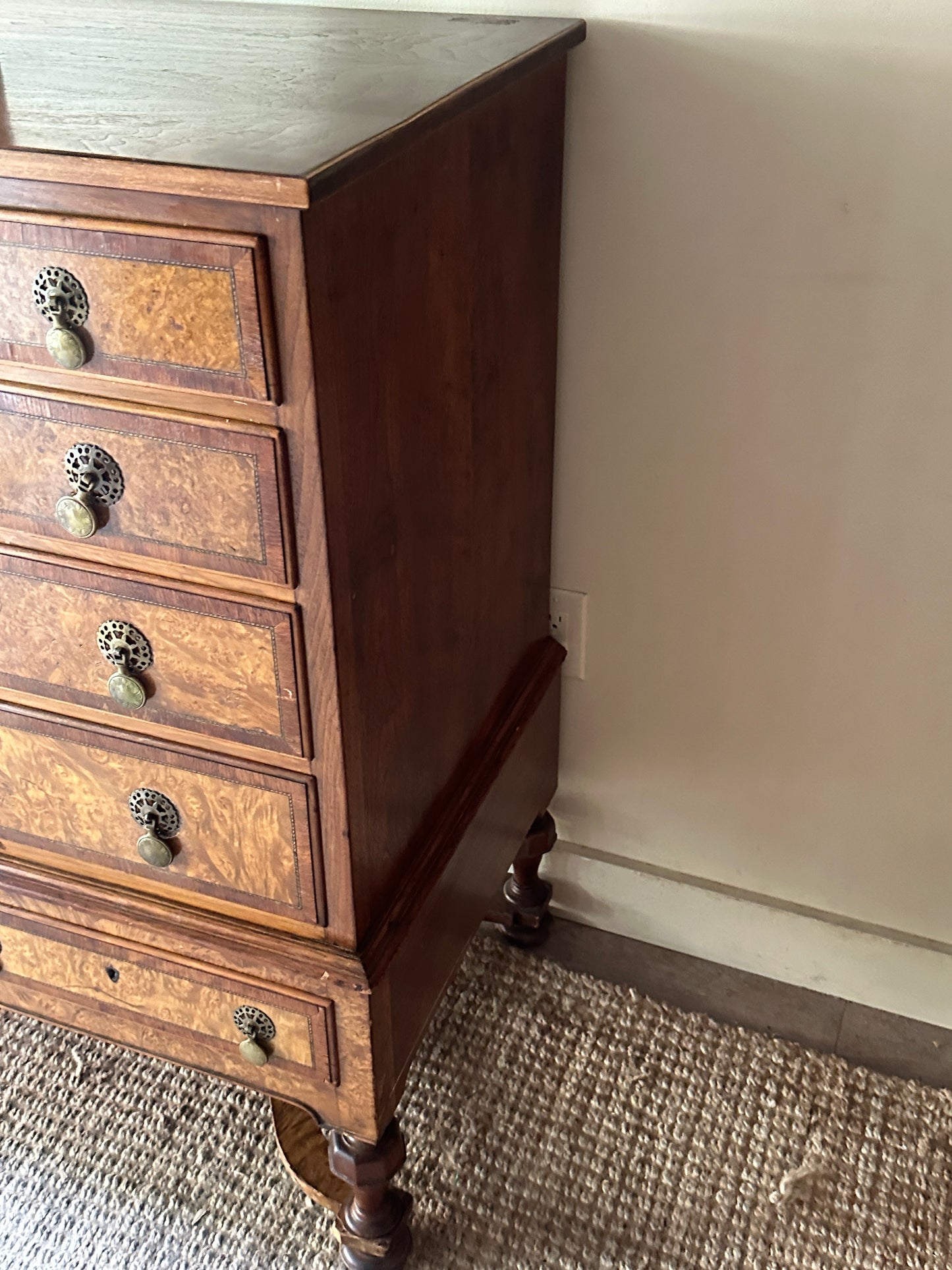 Burl dresser