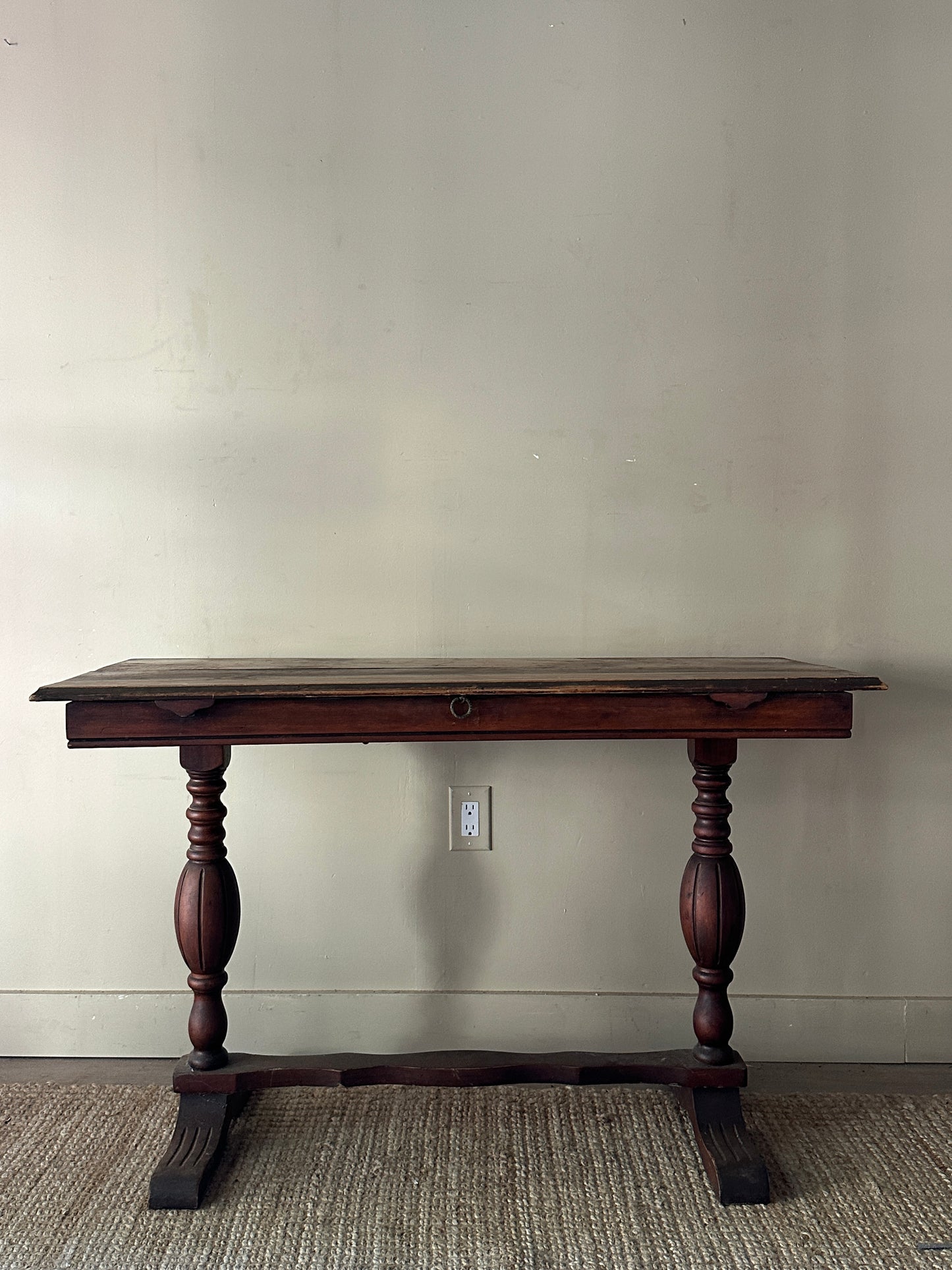 Pine console table
