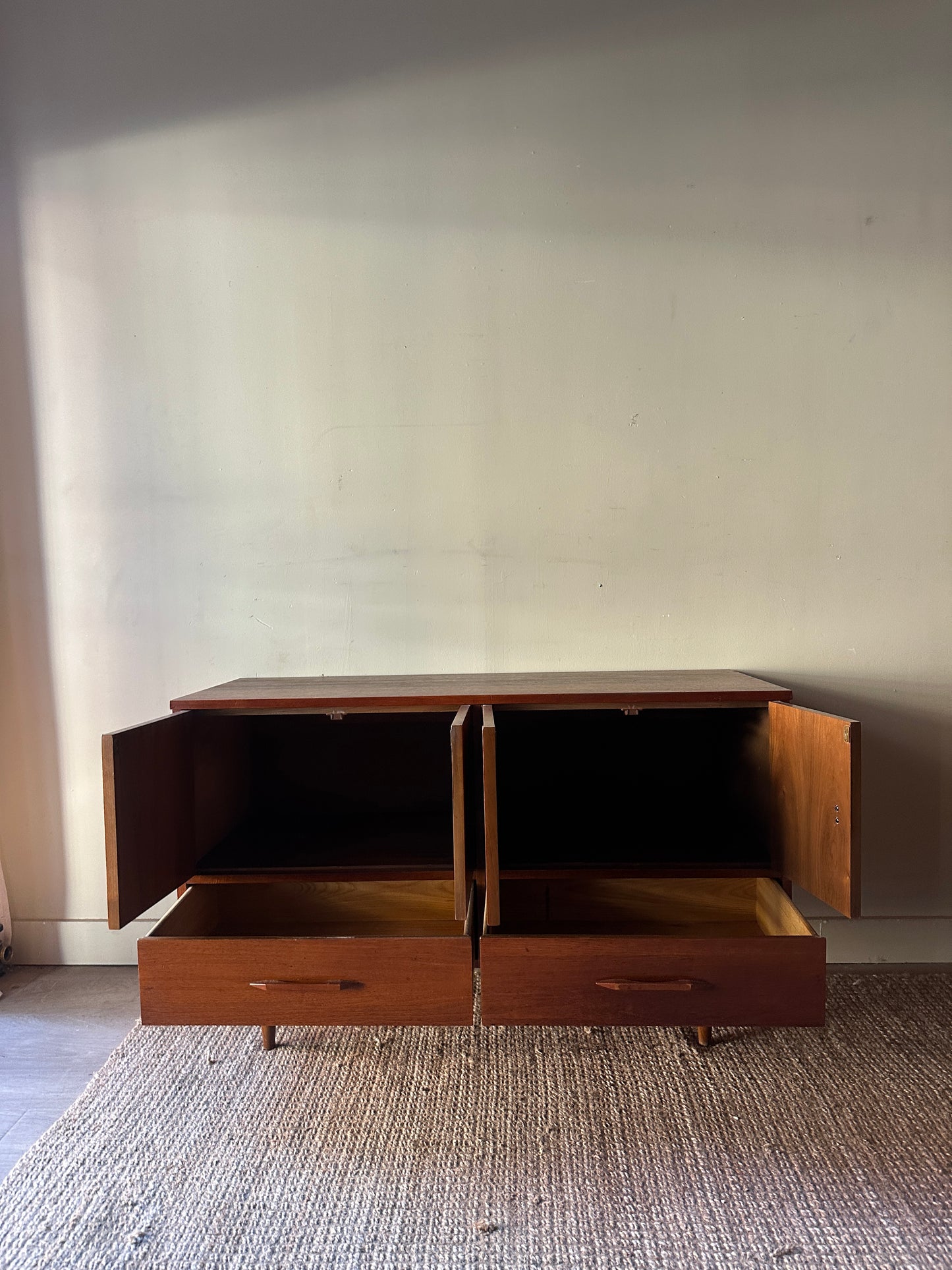 Walnut console