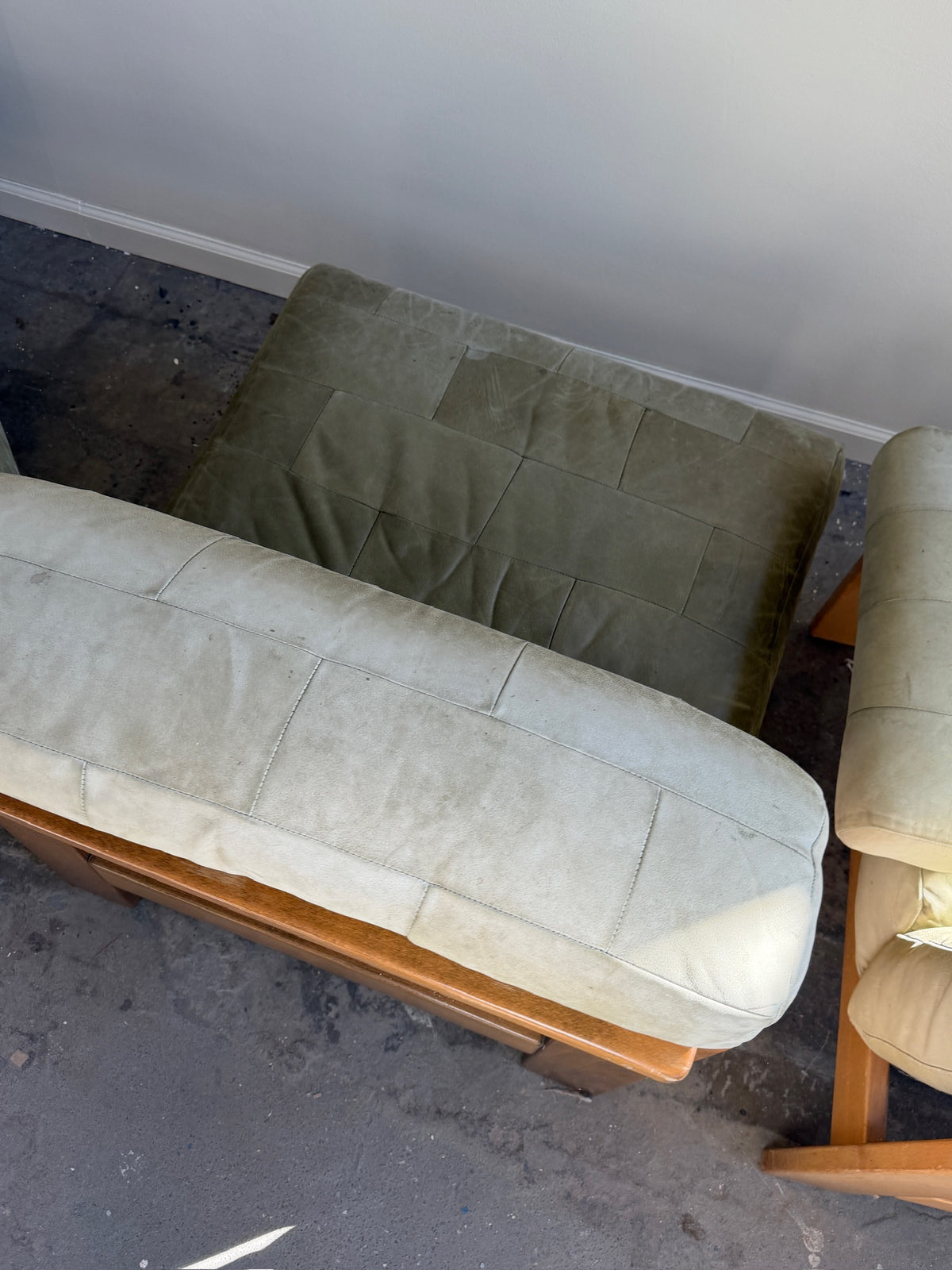 Rolf Benz Leather Sectional Sofa