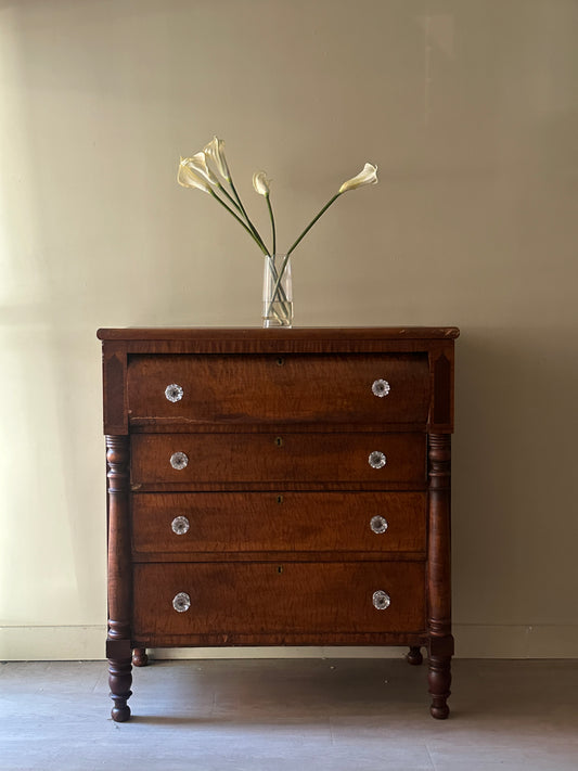 Walnut empire dresser