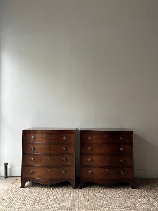 Mahogany small dressers. Sold individually.