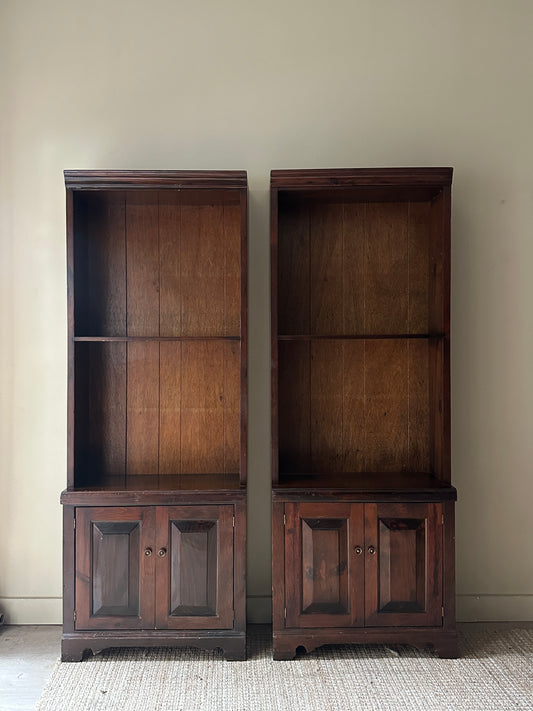 Pine bookshelf left